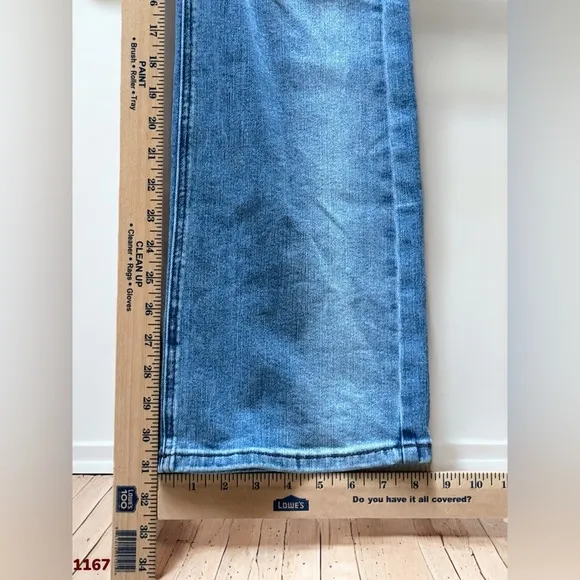 1167 Judy Blue Boot Cut Distressed Jeans 3/26 Plaid Patchwork Western Glamour