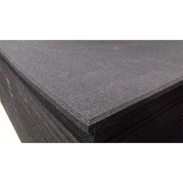 15mm Classic Rubber Gym Flooring Black