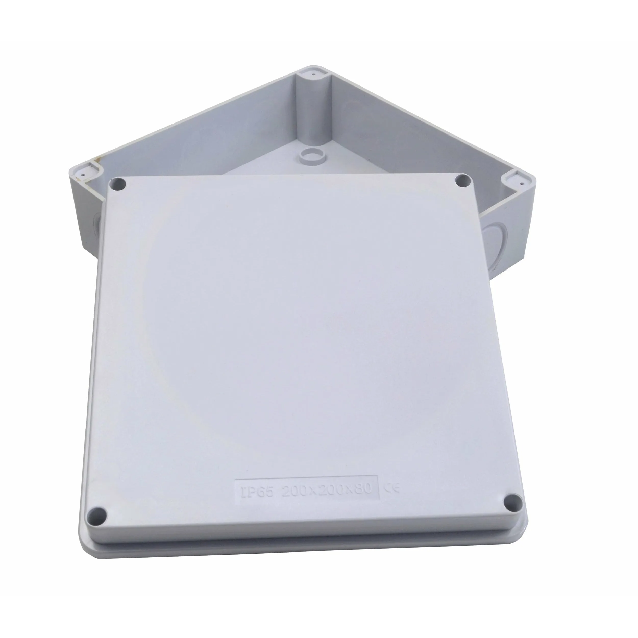 200x200x80 mm No Grommet IP65 Waterproof Junction Box