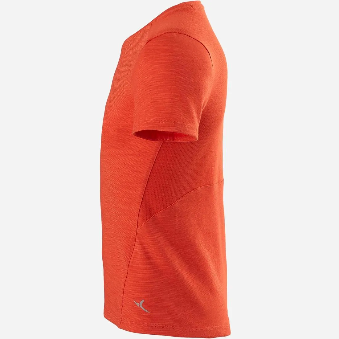 500 Boys' Gym Breathable Cotton Short-Sleeved T-Shirt - Orange