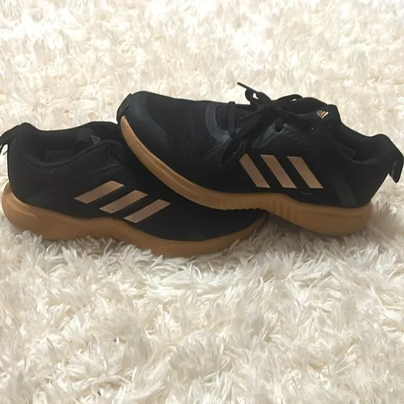 Adidas black-tan girl sneakers