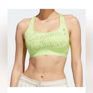 Adidas Lime Green Sports Bra