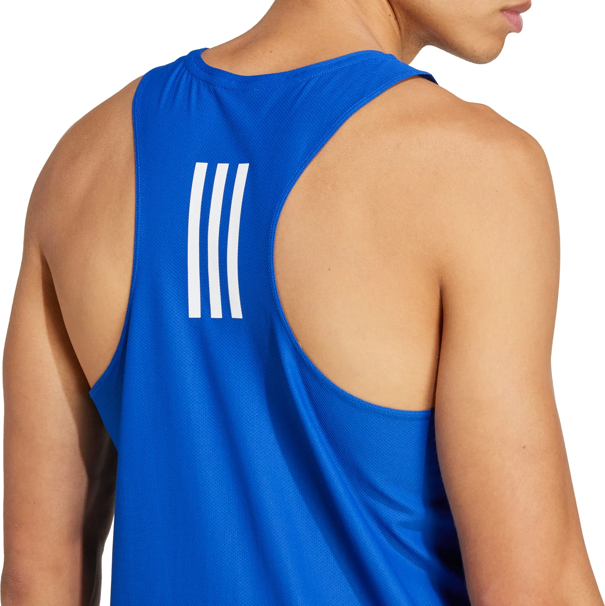 adidas Own The Run Mens Running Vest - Blue