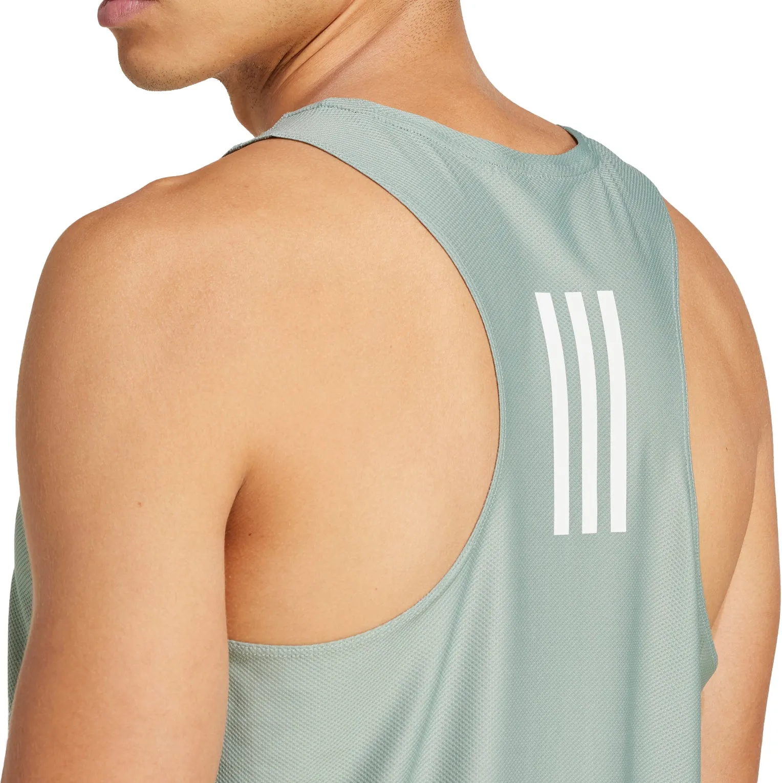 adidas Own The Run Mens Running Vest - Green