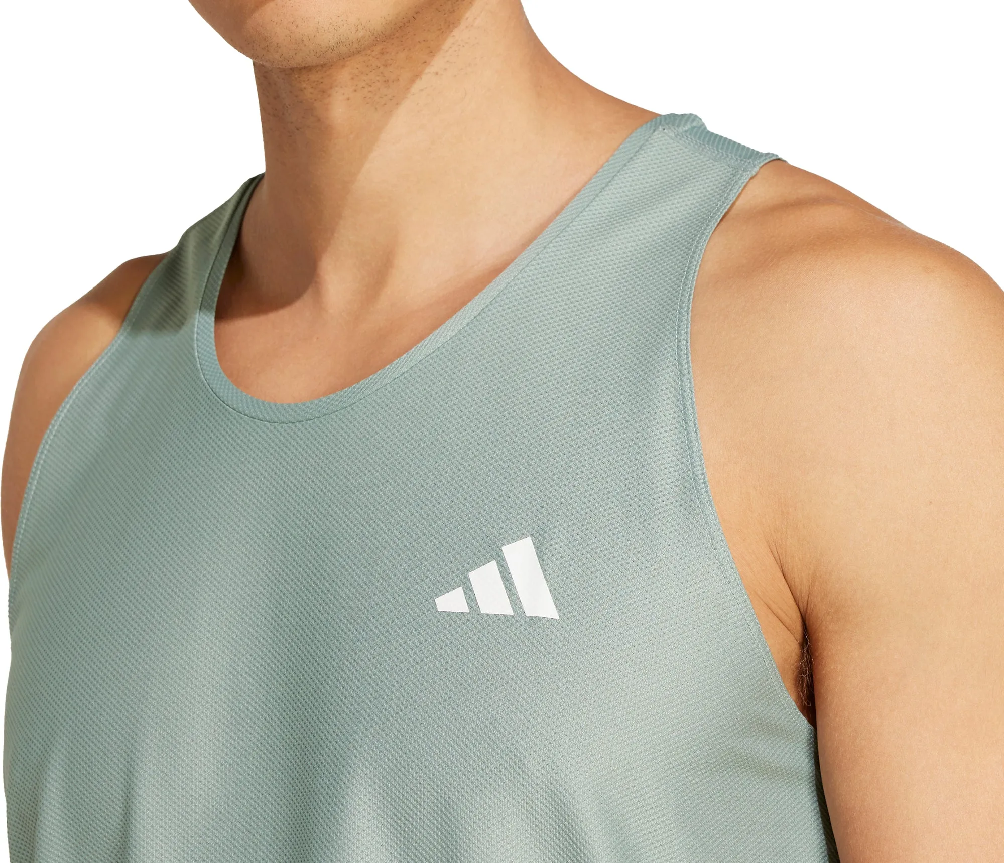 adidas Own The Run Mens Running Vest - Green