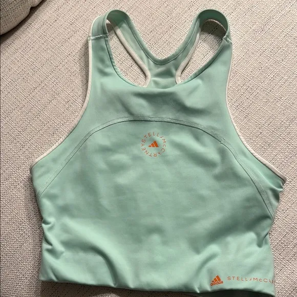 Adidas Stella McCartney Mint Green Sports Tank