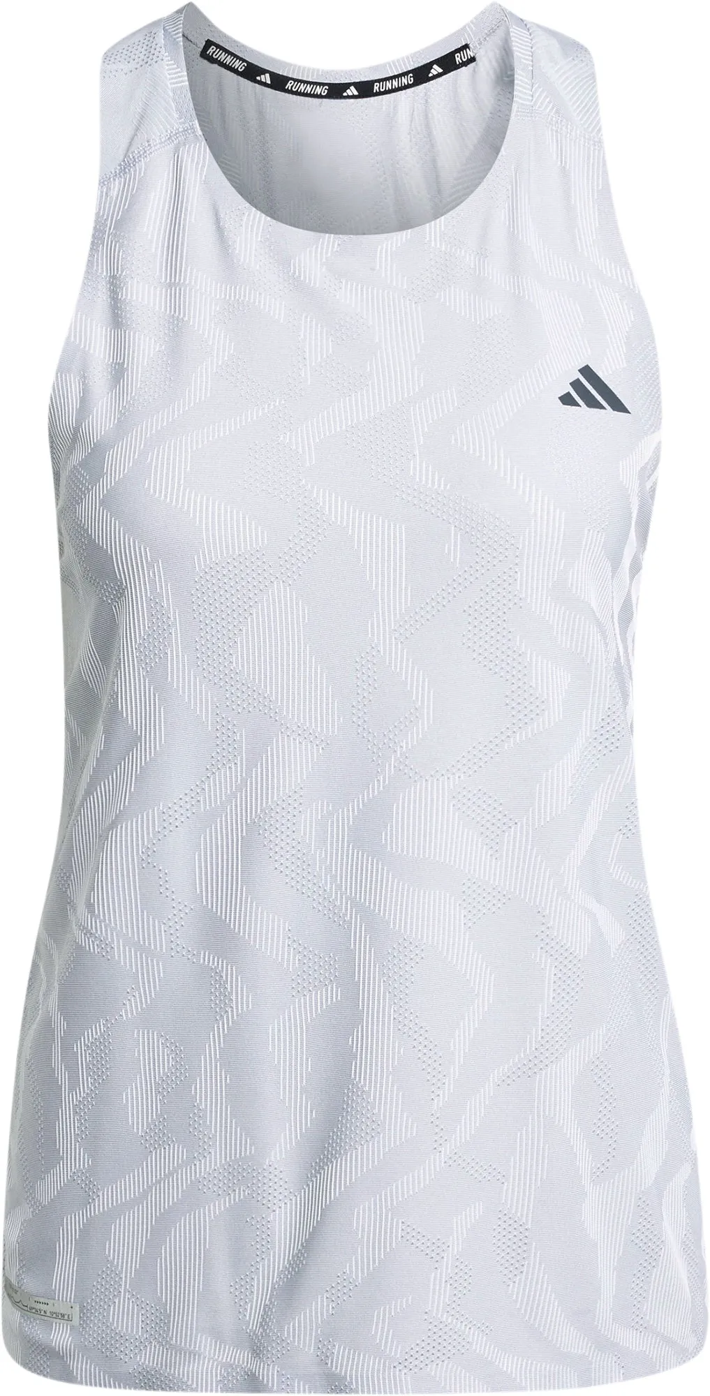 adidas Ultimate AIRCHILL Engineered Womens Running Vest Tank Top - Grey