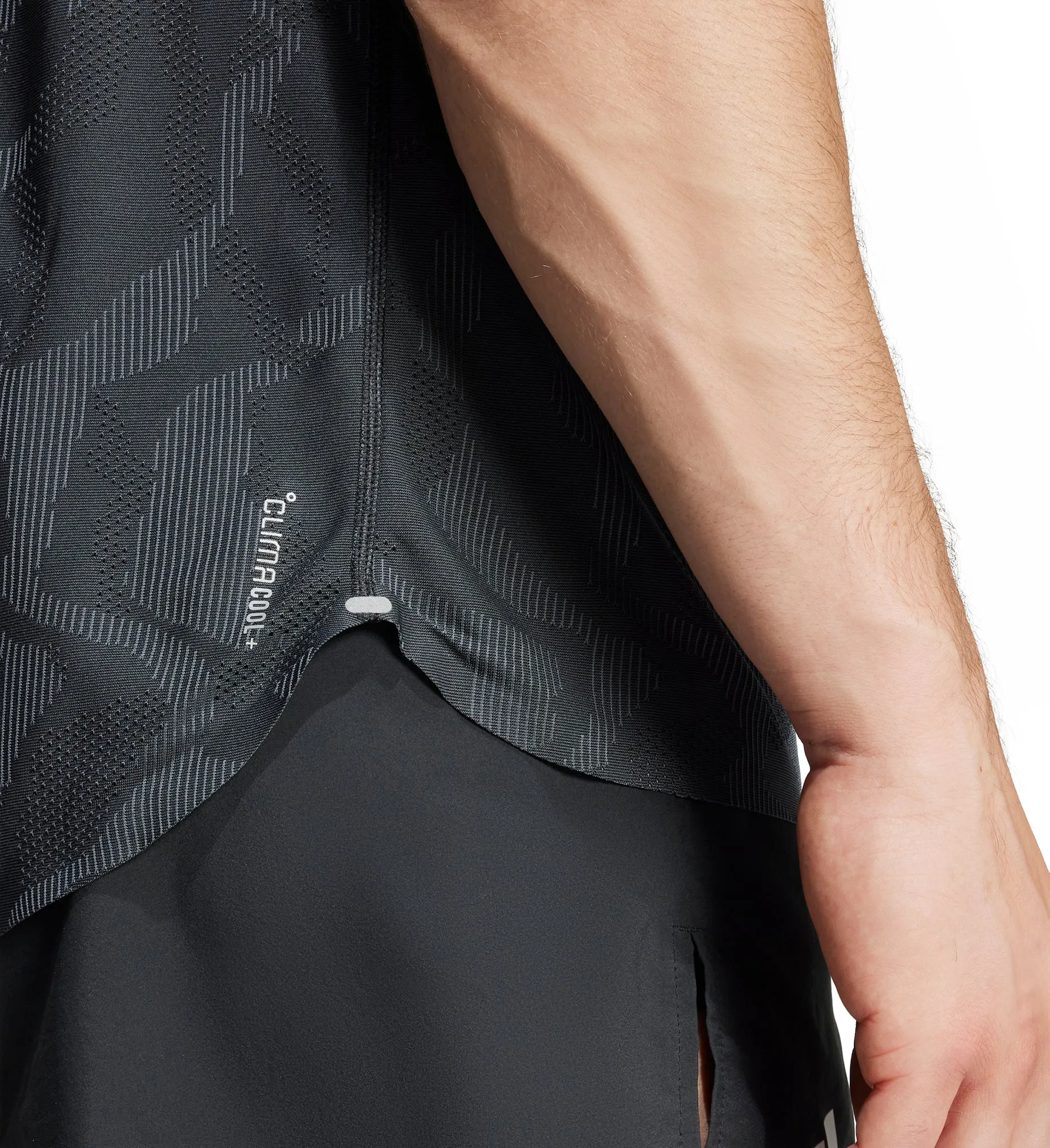 adidas Ultimate Engineered ClimaCool  Short Sleeve Mens Running Top - Black