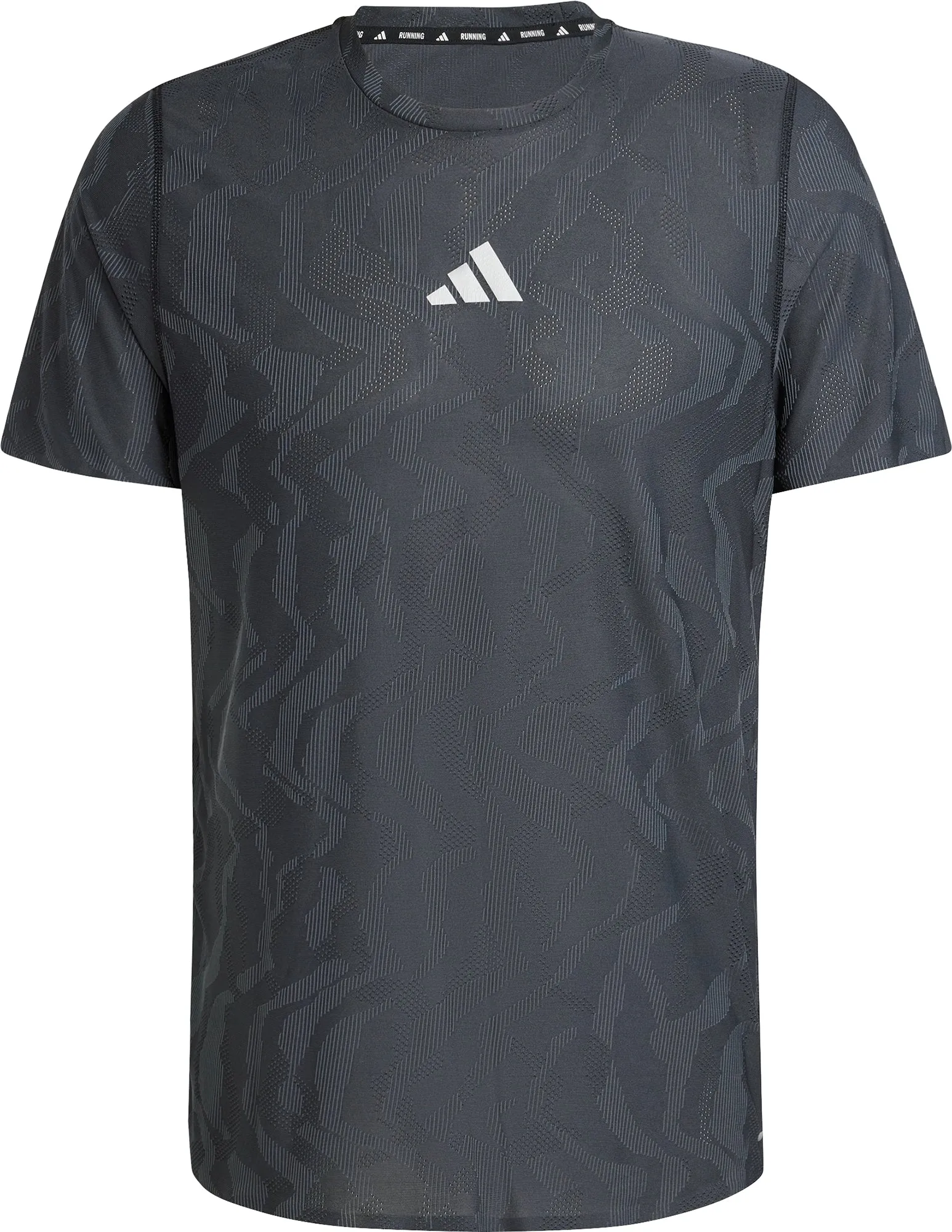 adidas Ultimate Engineered ClimaCool  Short Sleeve Mens Running Top - Black