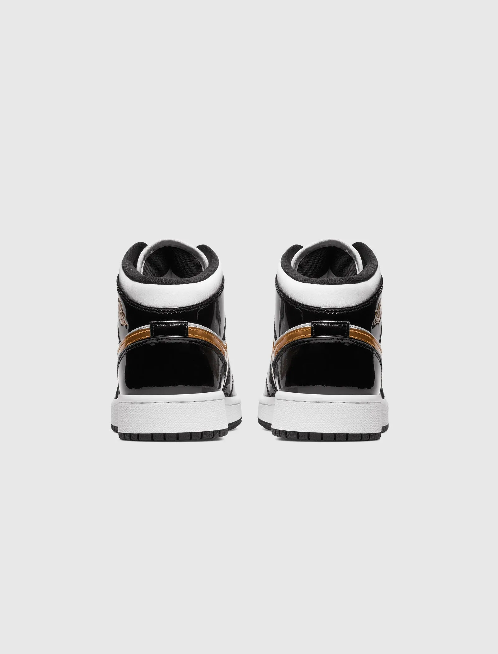 AIR JORDAN 1 MID SE "BLACK/METALLIC GOLD" GS