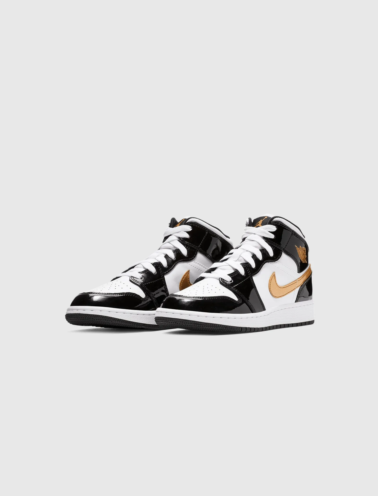 AIR JORDAN 1 MID SE "BLACK/METALLIC GOLD" GS