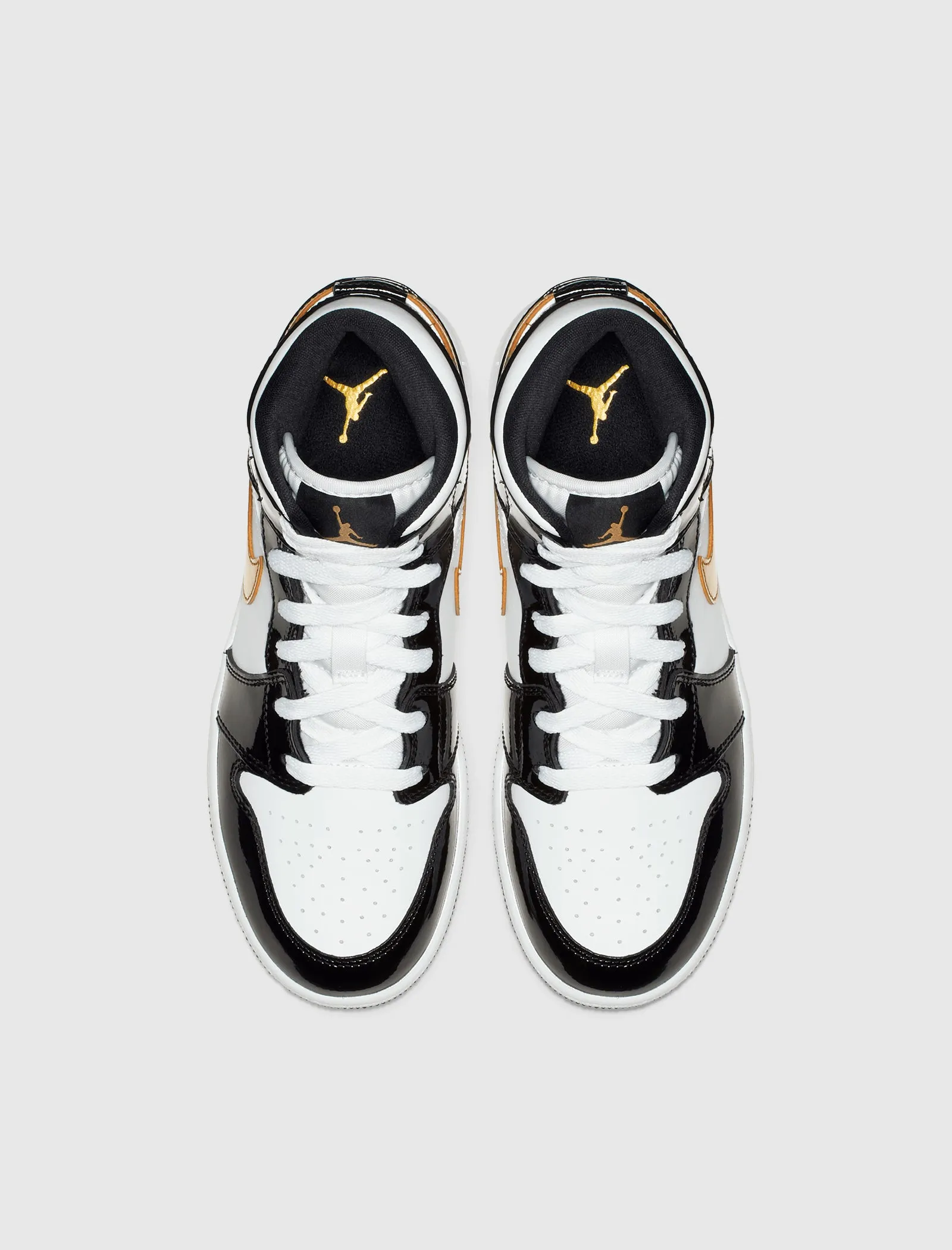 AIR JORDAN 1 MID SE "BLACK/METALLIC GOLD" GS