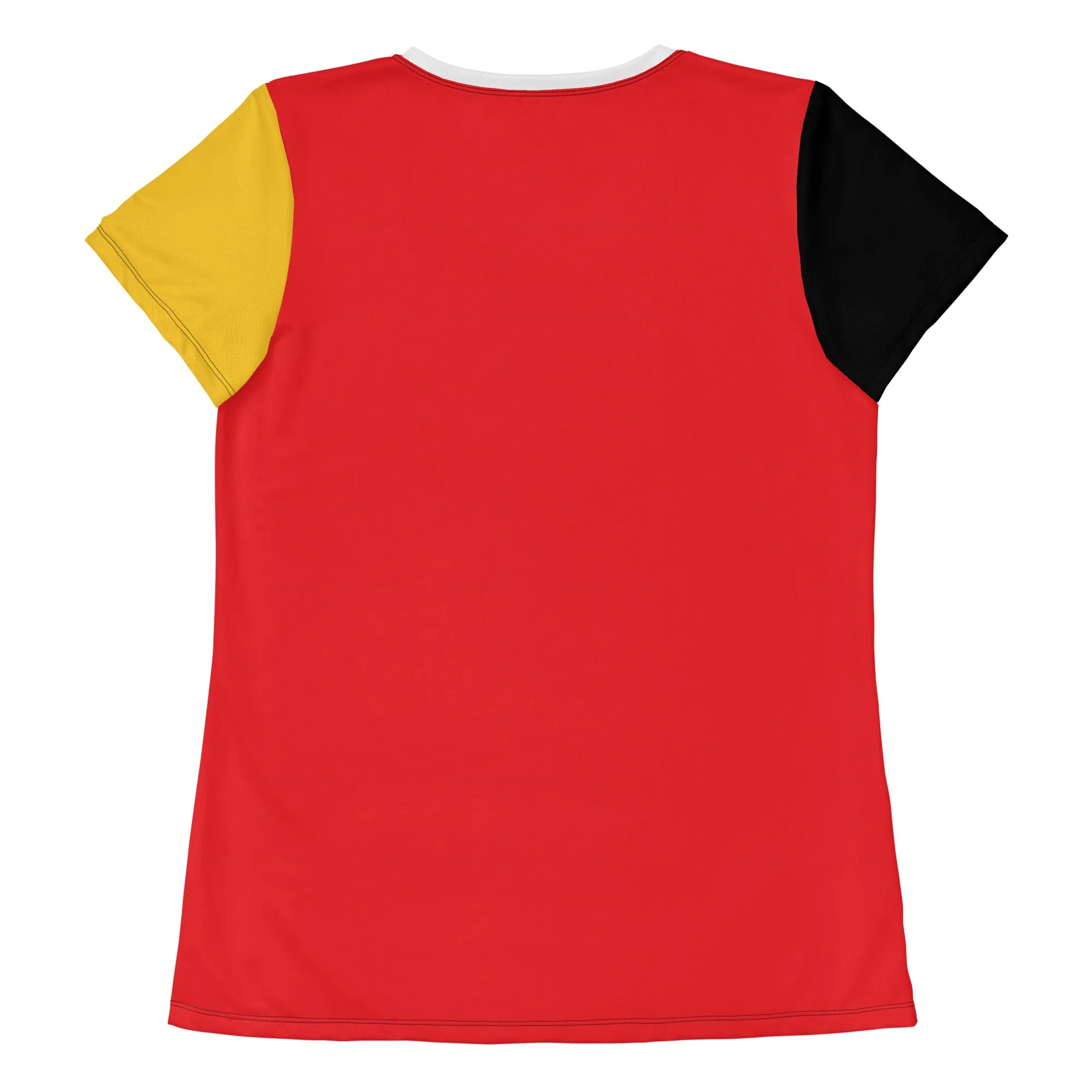 Airfros And Babyhairs Paint Splatter Color Block Tee
