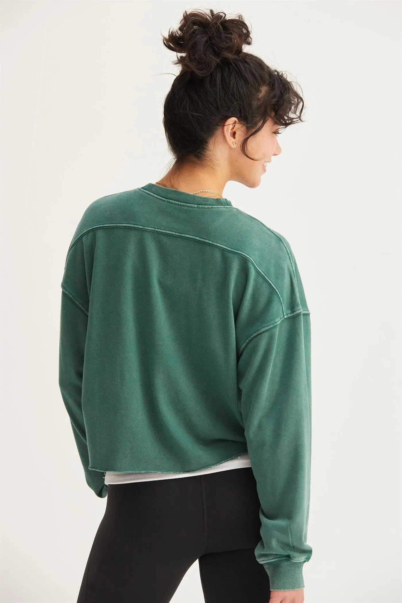 All in All Raw Hem Sweatshirt-2 Colors Available