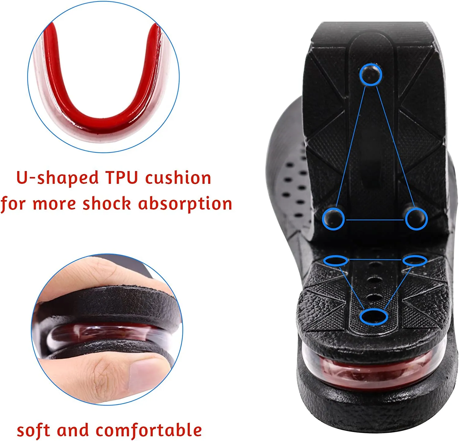Altitude Boost Soles - Height Boosting Insoles by EZB