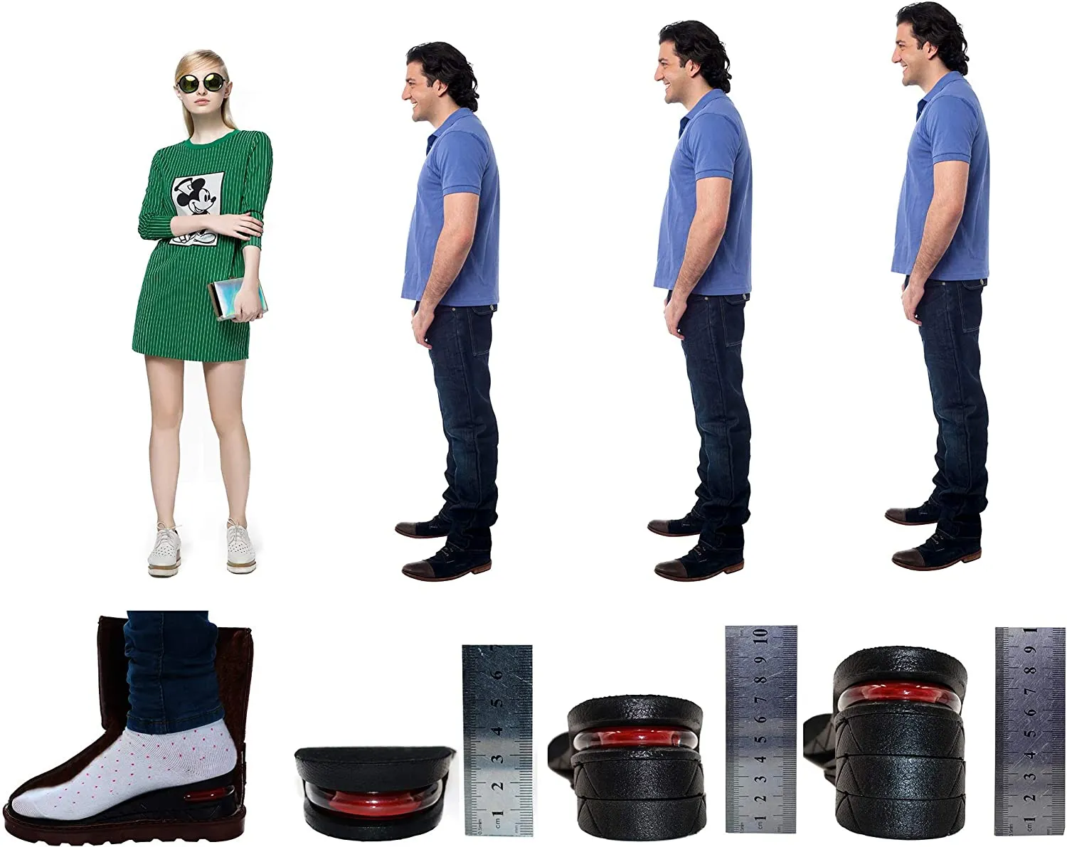 Altitude Boost Soles - Height Boosting Insoles by EZB