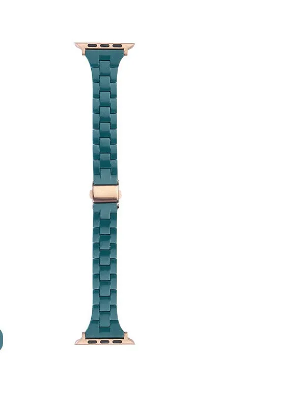 applewatch-strap-fashion-small-waist-pvc-solid-color-apple-strap