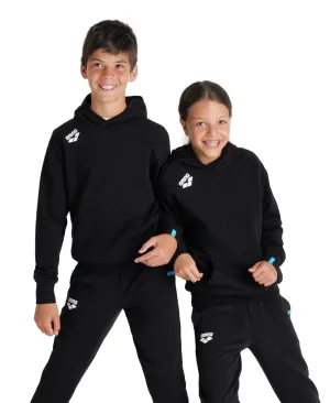 Arena Team Junior Hooded Panel Sweatshirt - Black