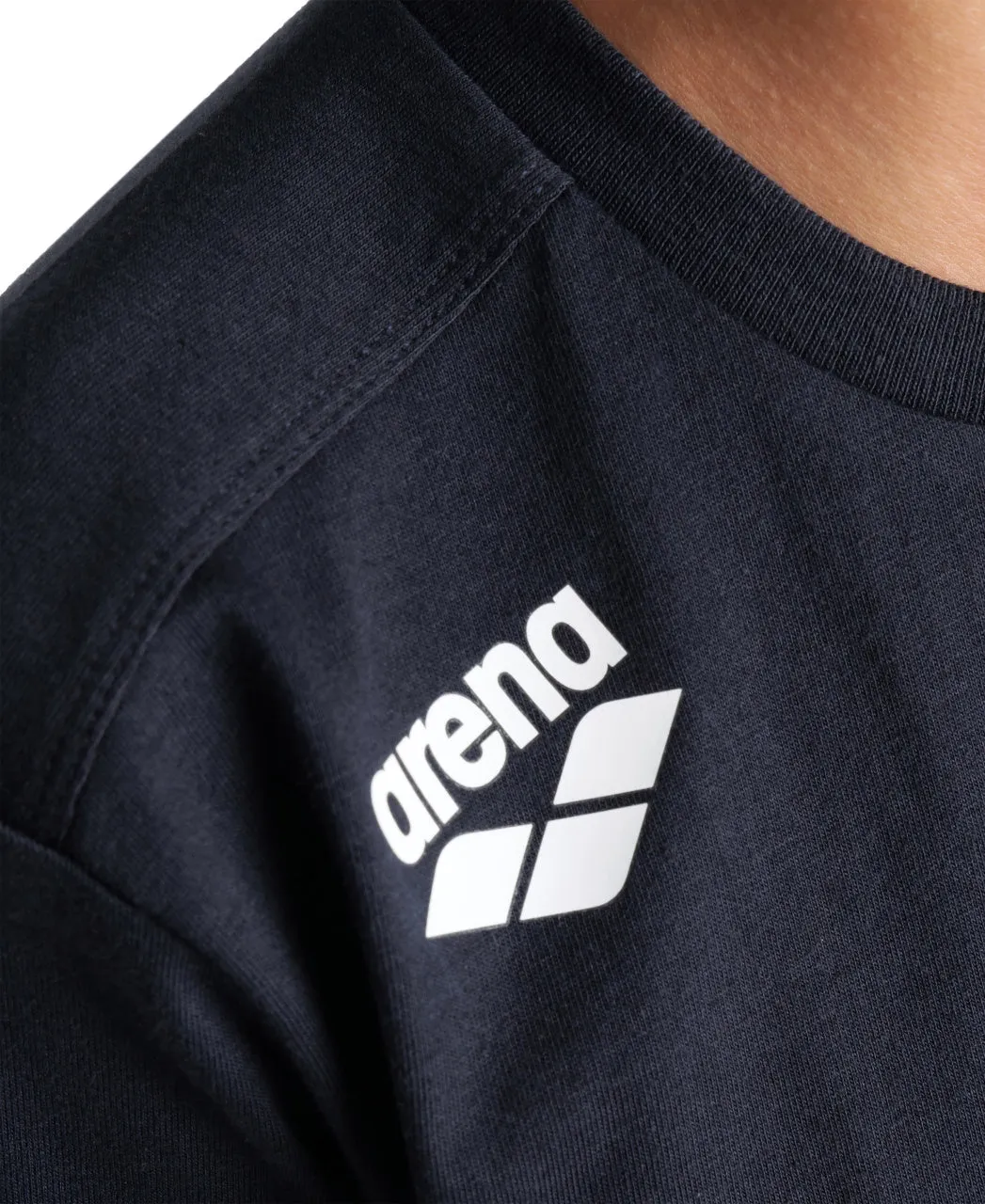 Arena Team Junior Panel T-Shirt - Navy