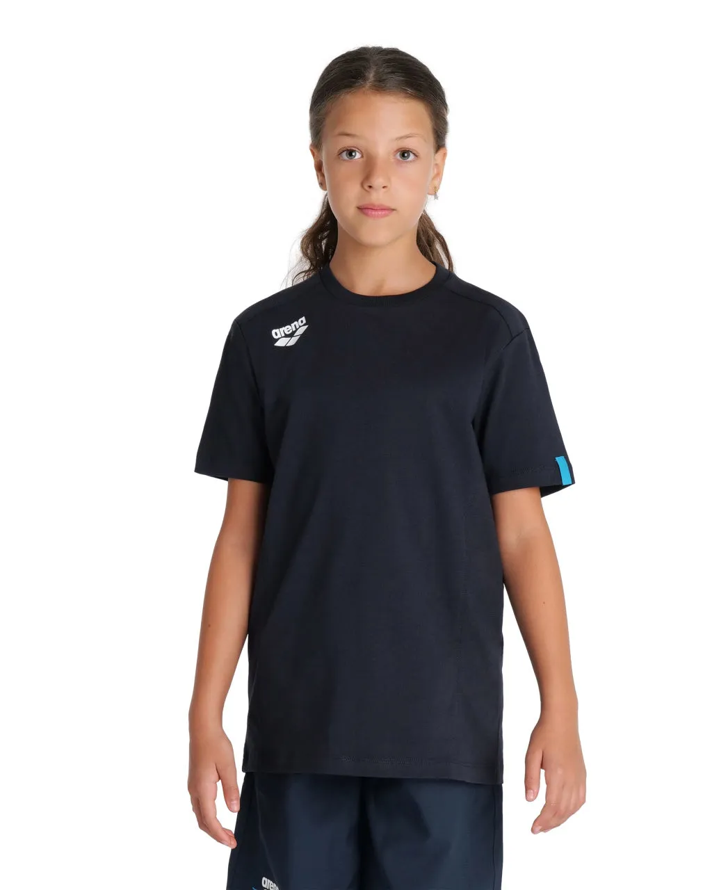 Arena Team Junior Panel T-Shirt - Navy