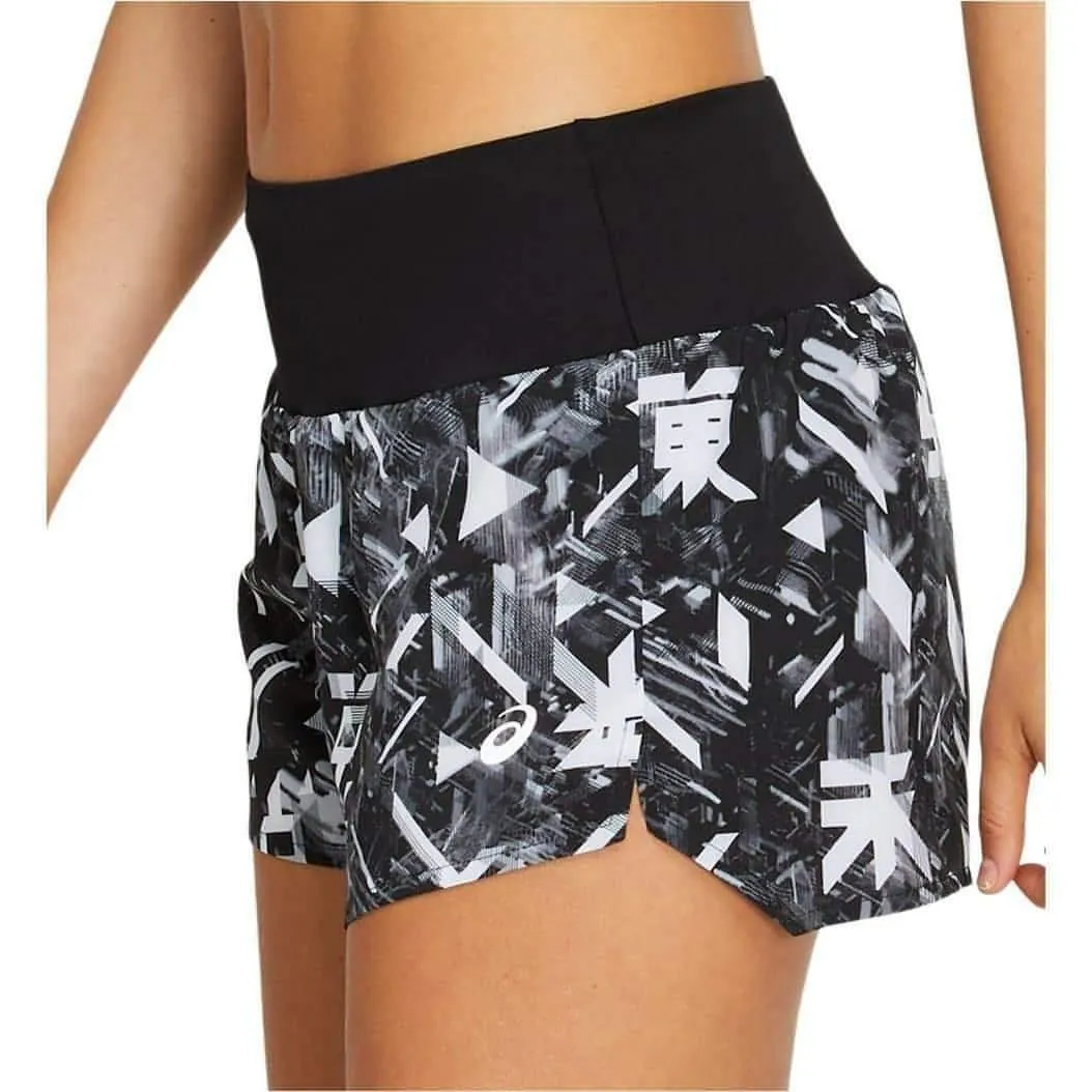 Asics Future 3.5 Inch Womens Running Shorts - Black