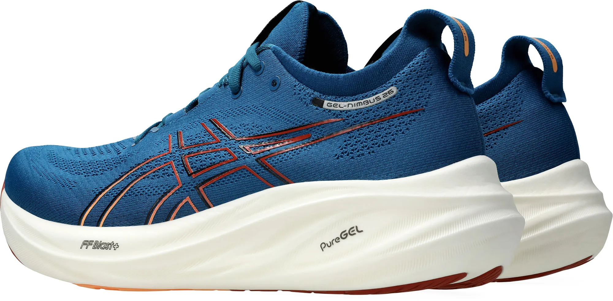 Asics Gel Nimbus 26 Mens Running Shoes - Navy