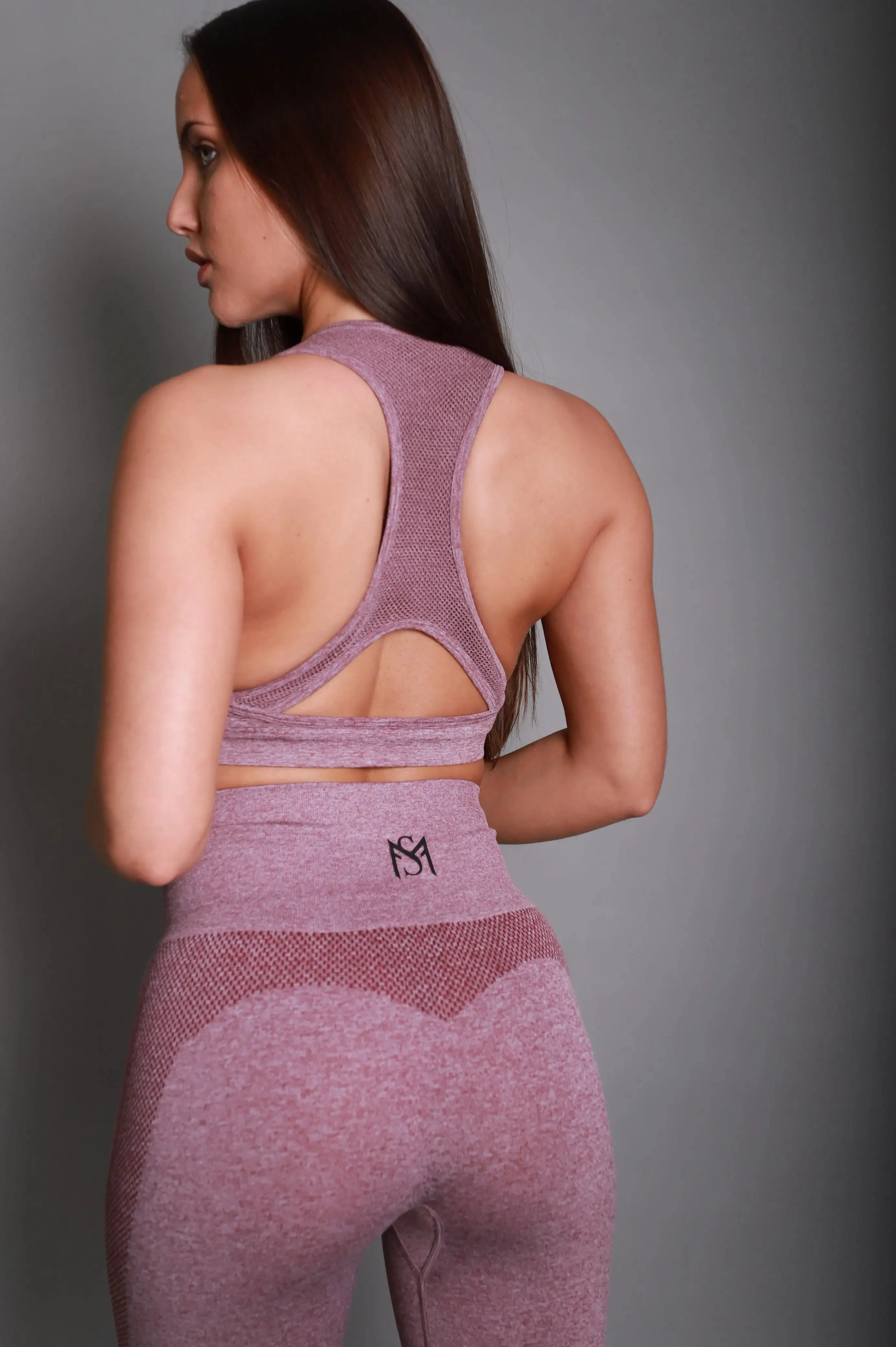 Athletes Purple Sports Bra