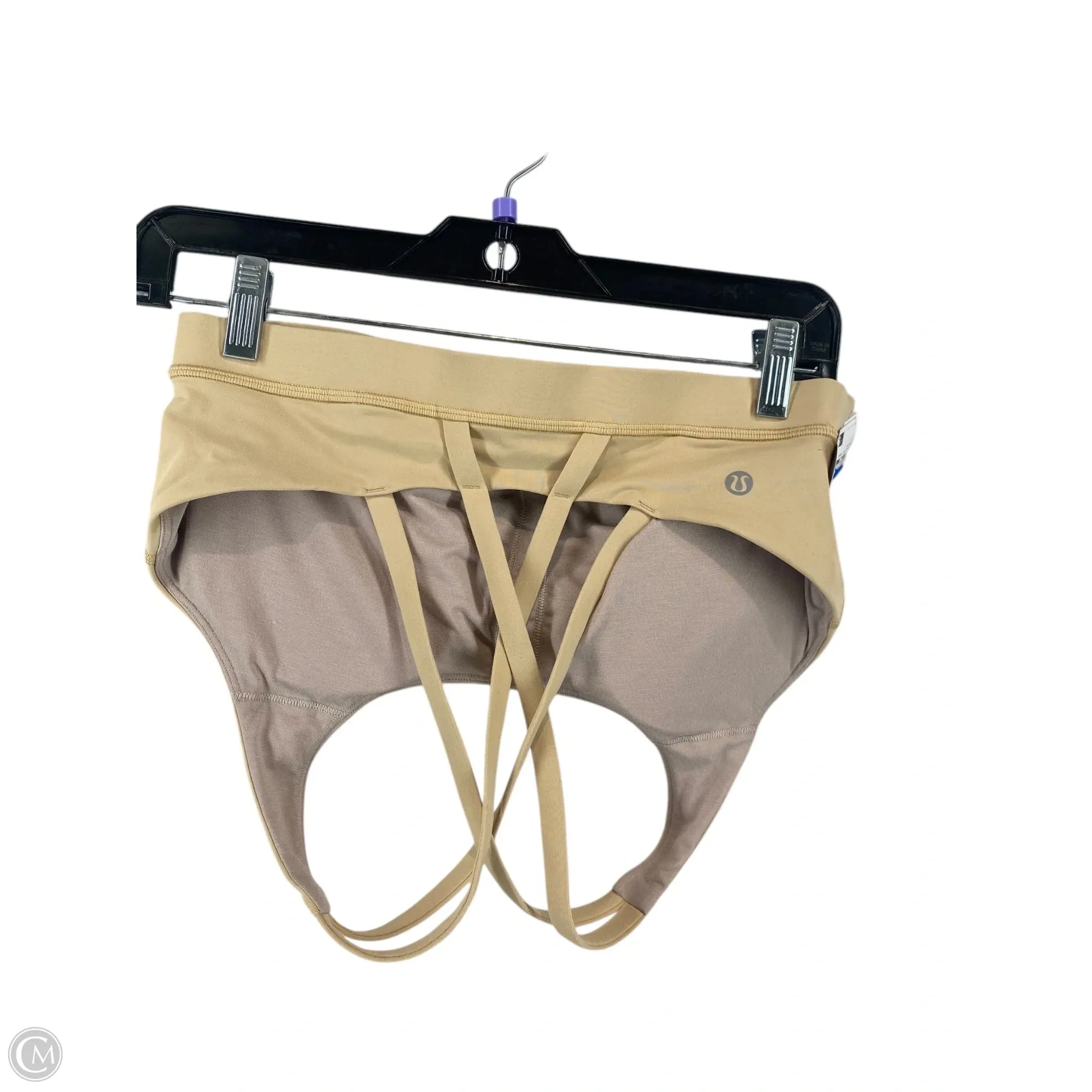 Athletic Bra By Lululemon In Yellow, Size: 10