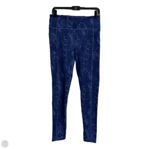 Athletic Leggings By Victorias Secret In Blue, Size: L