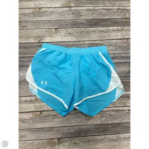 Athletic Shorts By Under Armour In Blue & White, Size: S