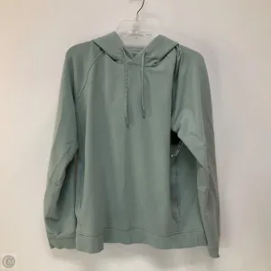 Athletic Sweatshirt Hoodie By Lululemon In Green, Size: L
