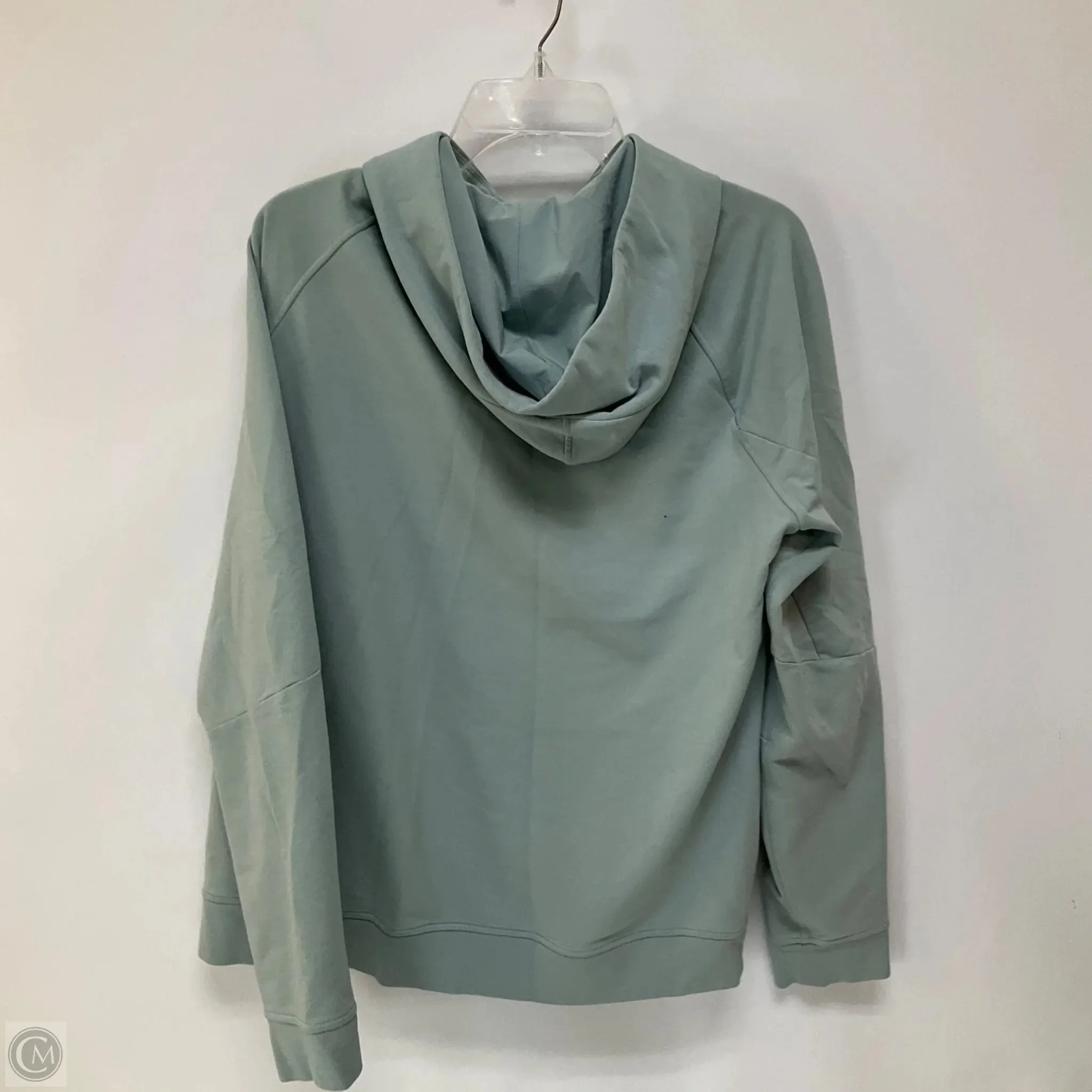 Athletic Sweatshirt Hoodie By Lululemon In Green, Size: L