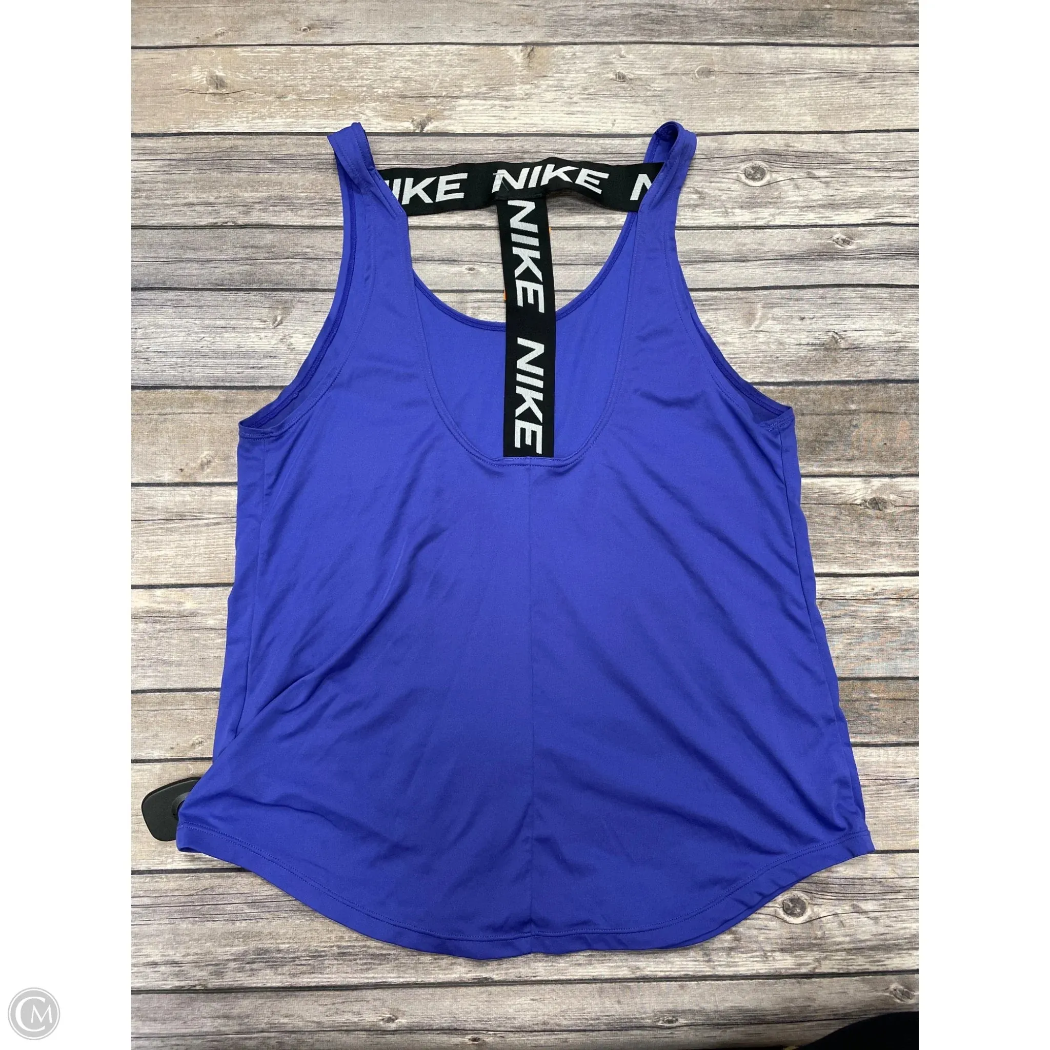 Athletic Tank Top By Nike In Purple, Size: M