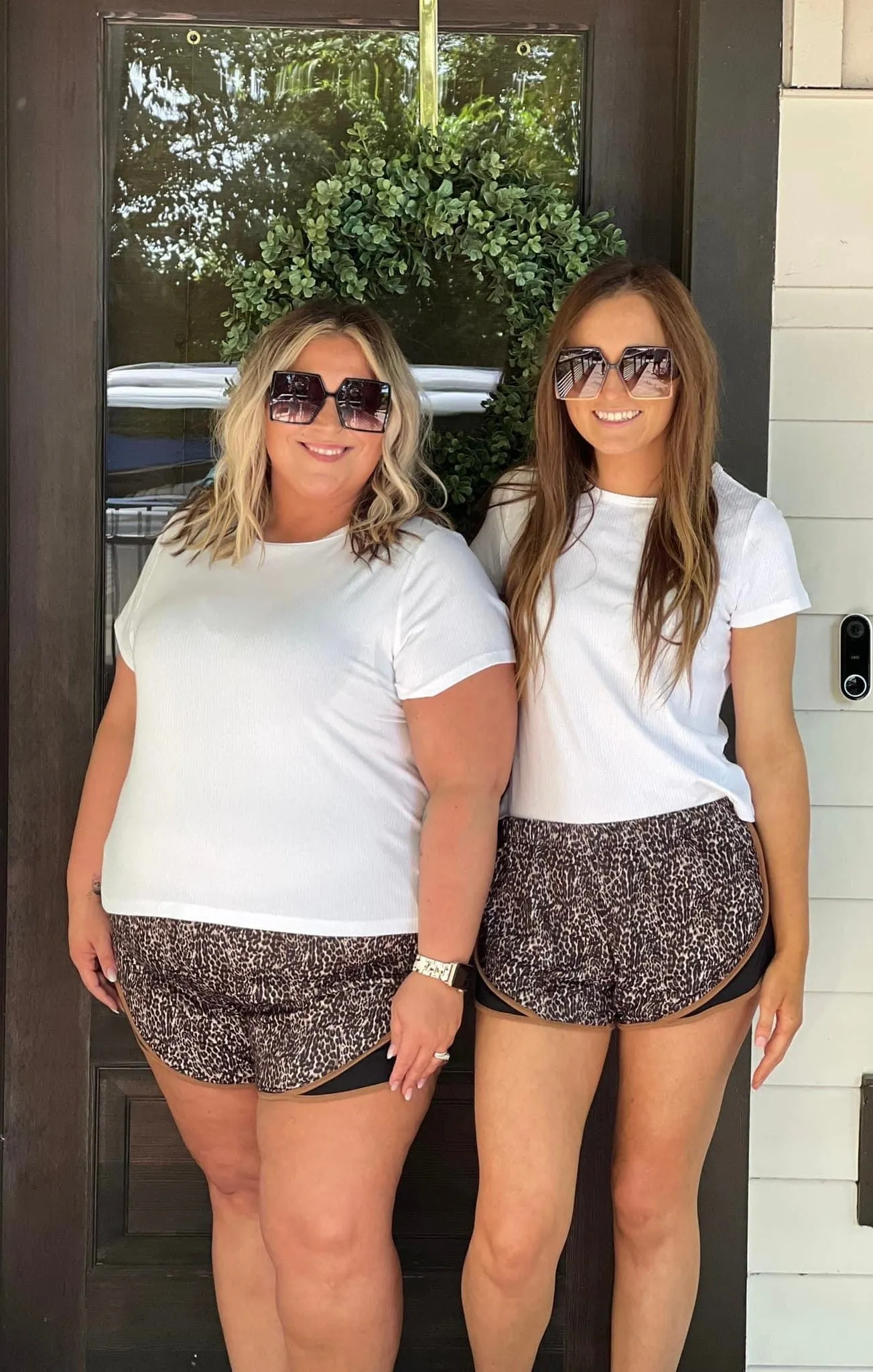 Babe Shorts- BRN Leopard