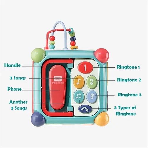 Babycare Baby Activity Box - Red