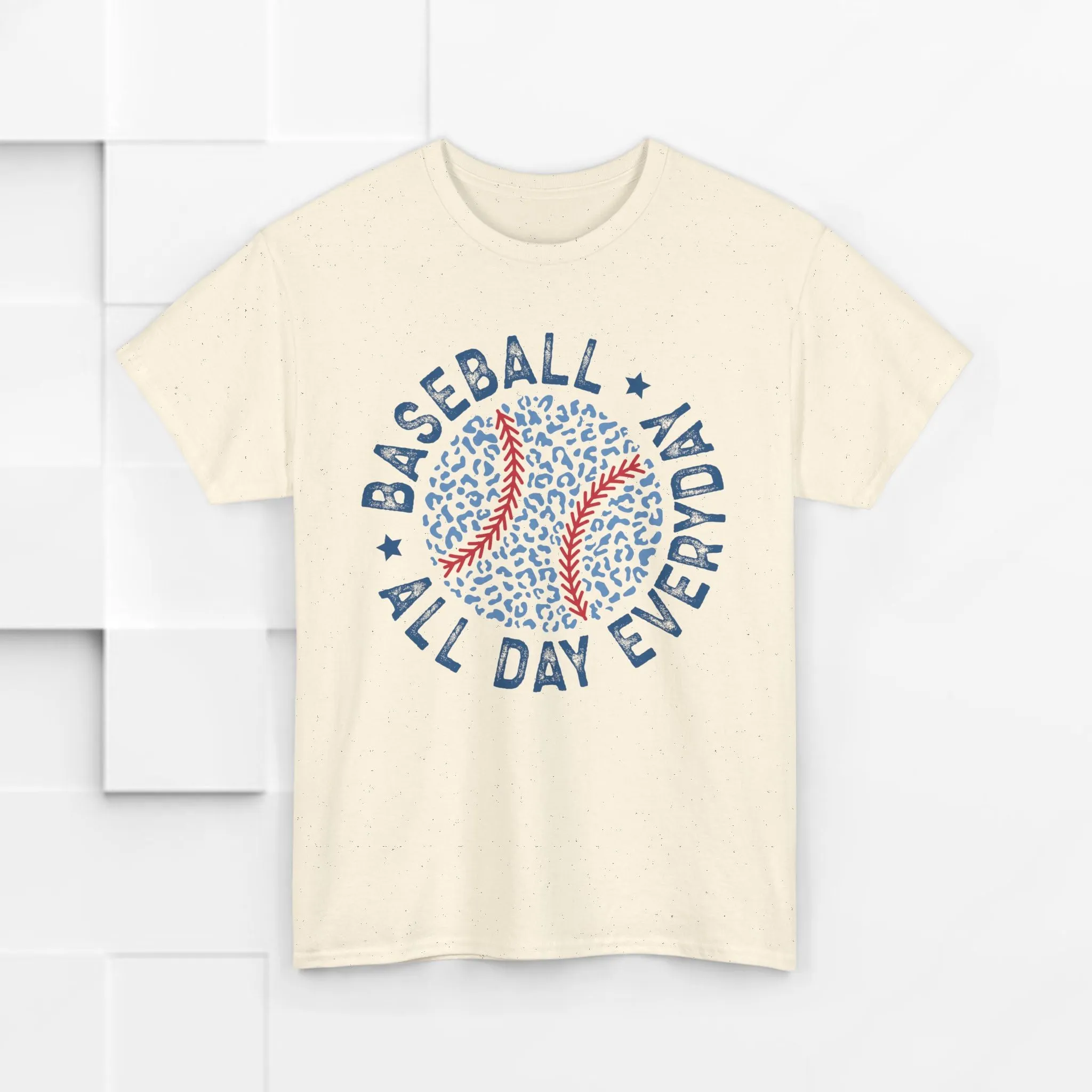 Baseball All Day Everyday Unisex Heavy Cotton Tee