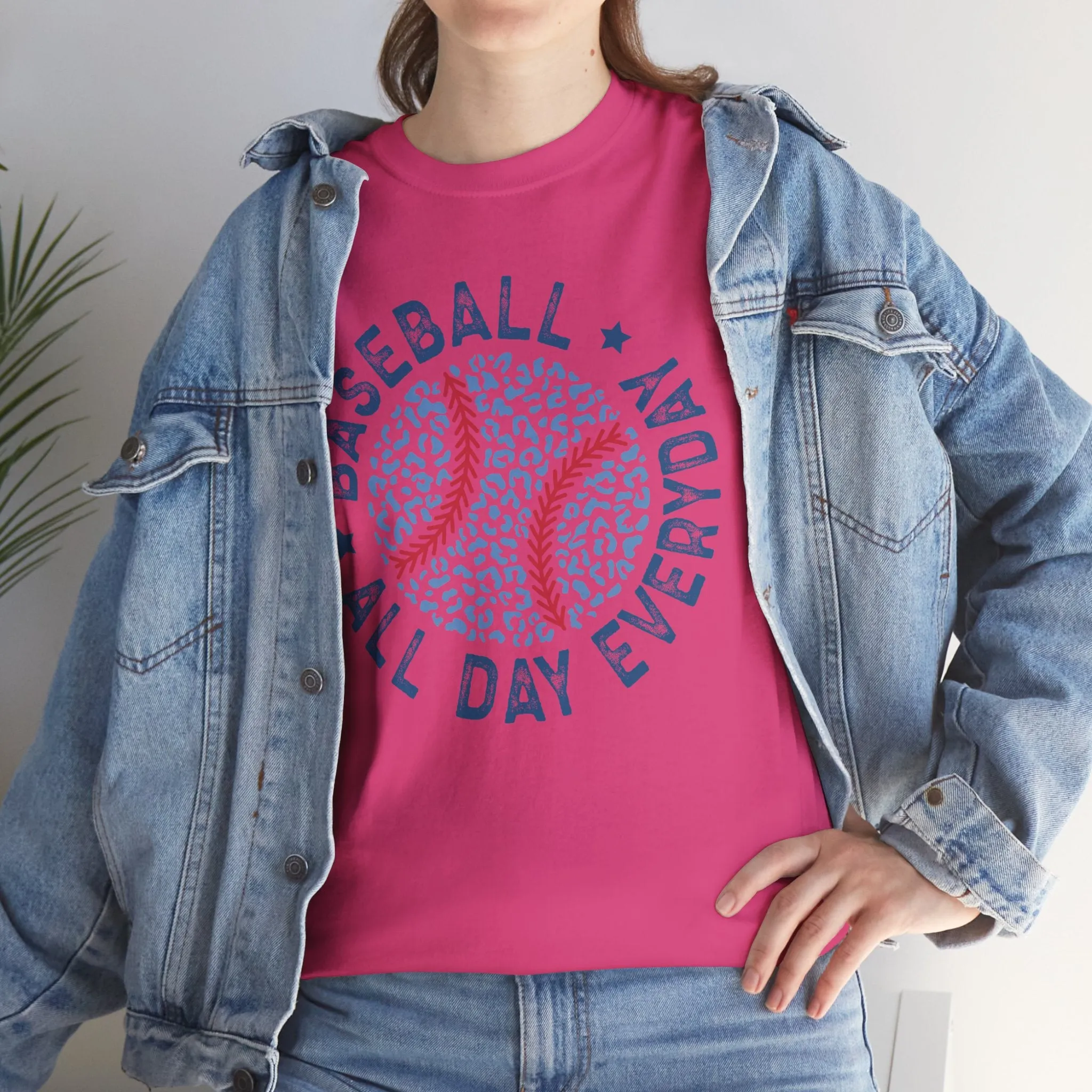 Baseball All Day Everyday Unisex Heavy Cotton Tee