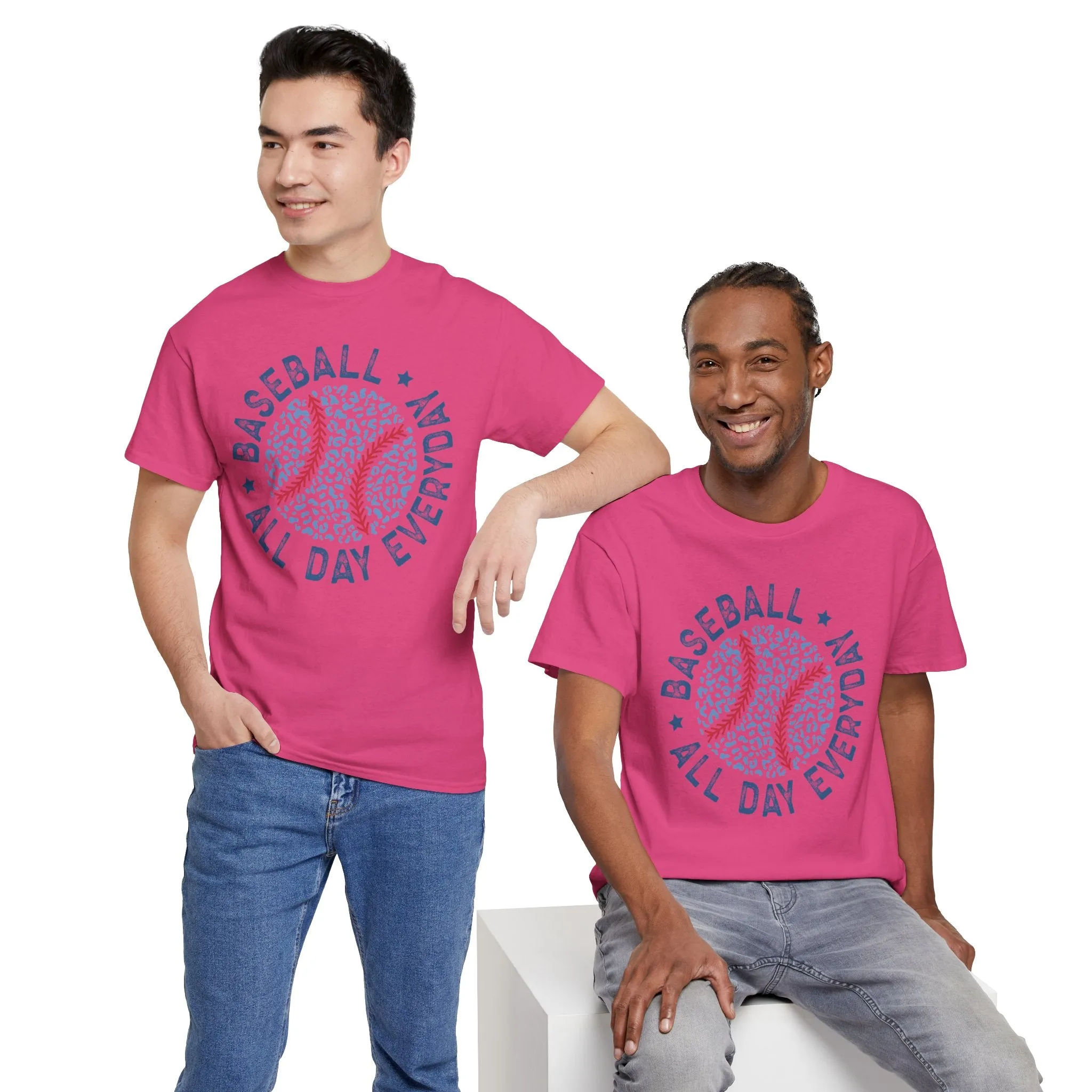 Baseball All Day Everyday Unisex Heavy Cotton Tee