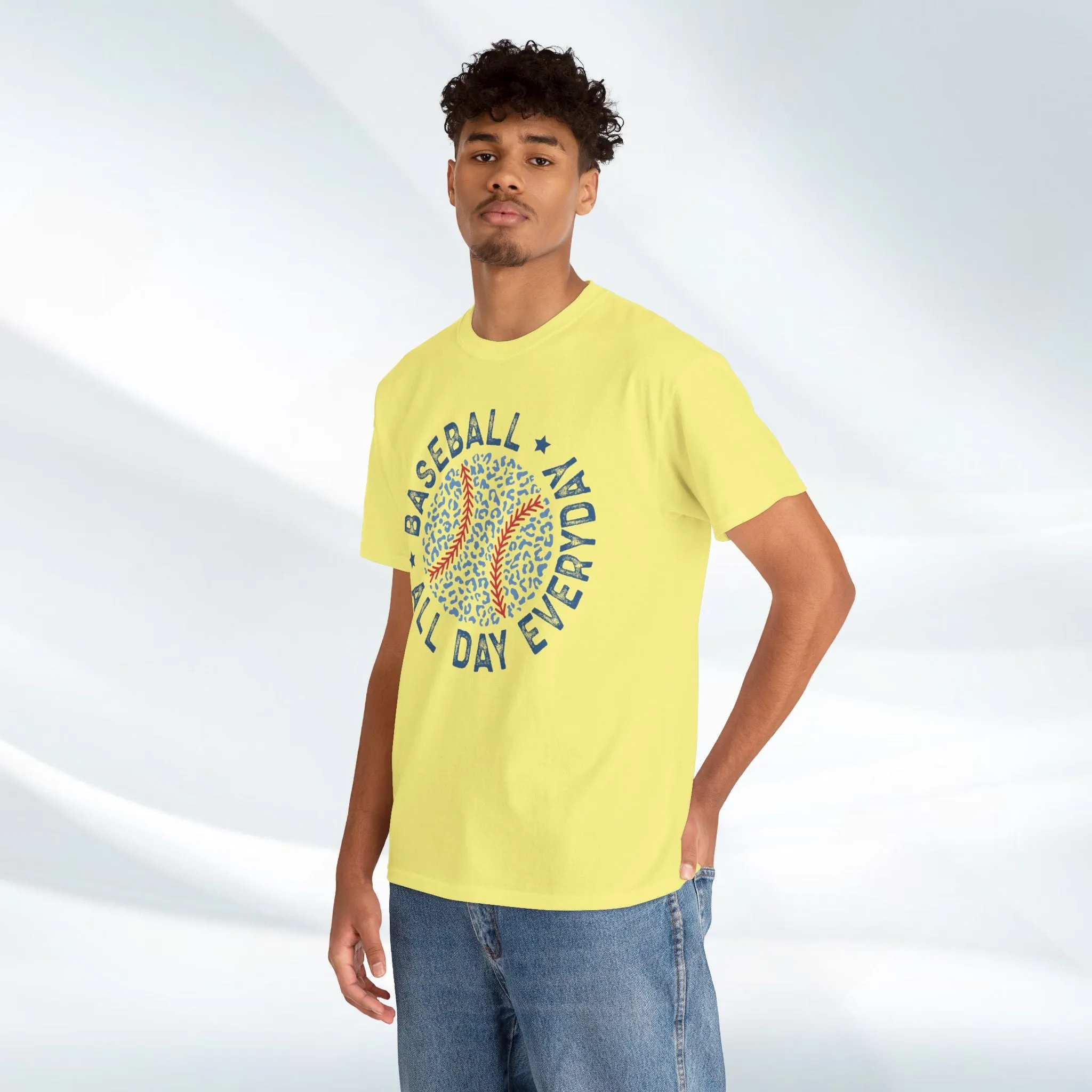 Baseball All Day Everyday Unisex Heavy Cotton Tee