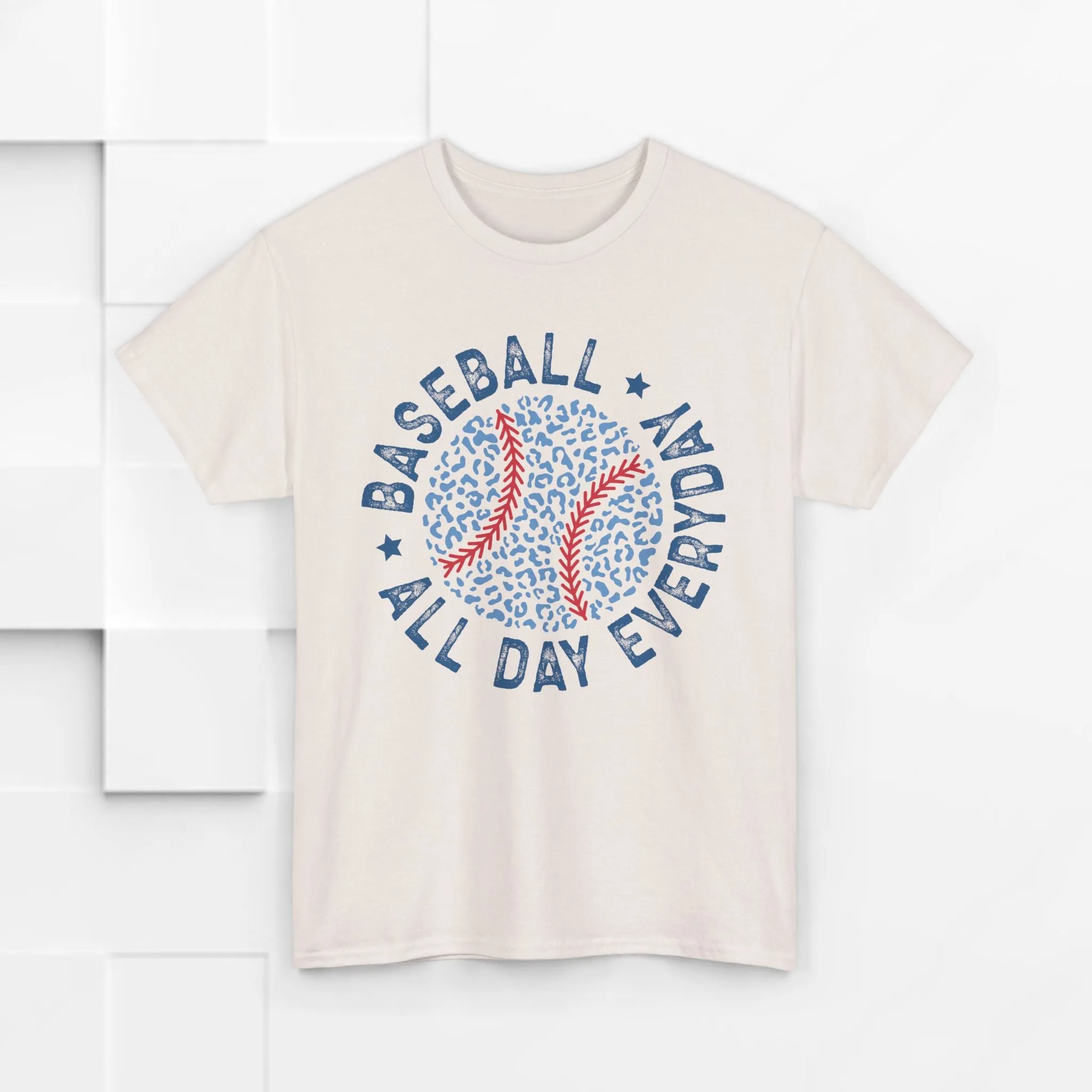 Baseball All Day Everyday Unisex Heavy Cotton Tee