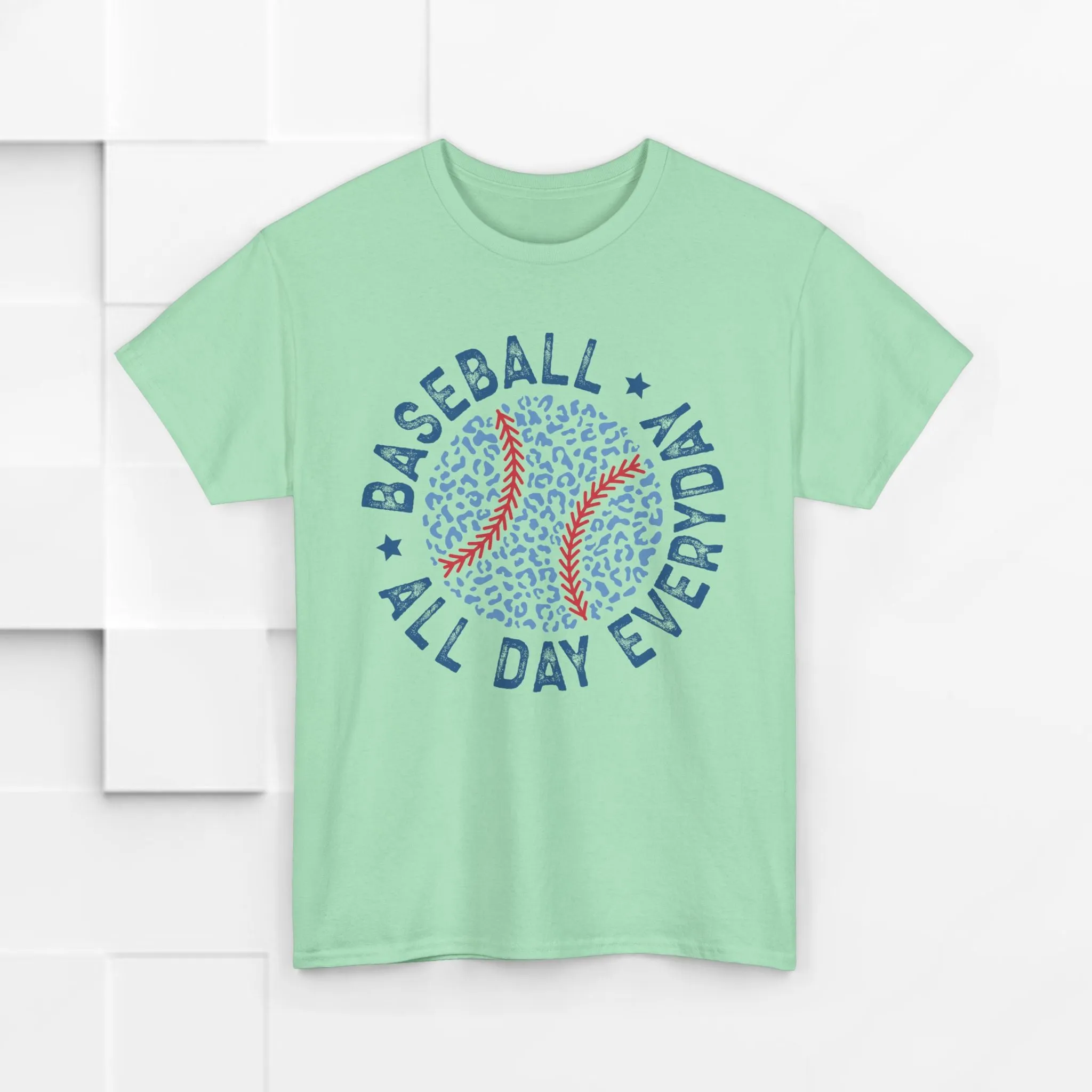 Baseball All Day Everyday Unisex Heavy Cotton Tee