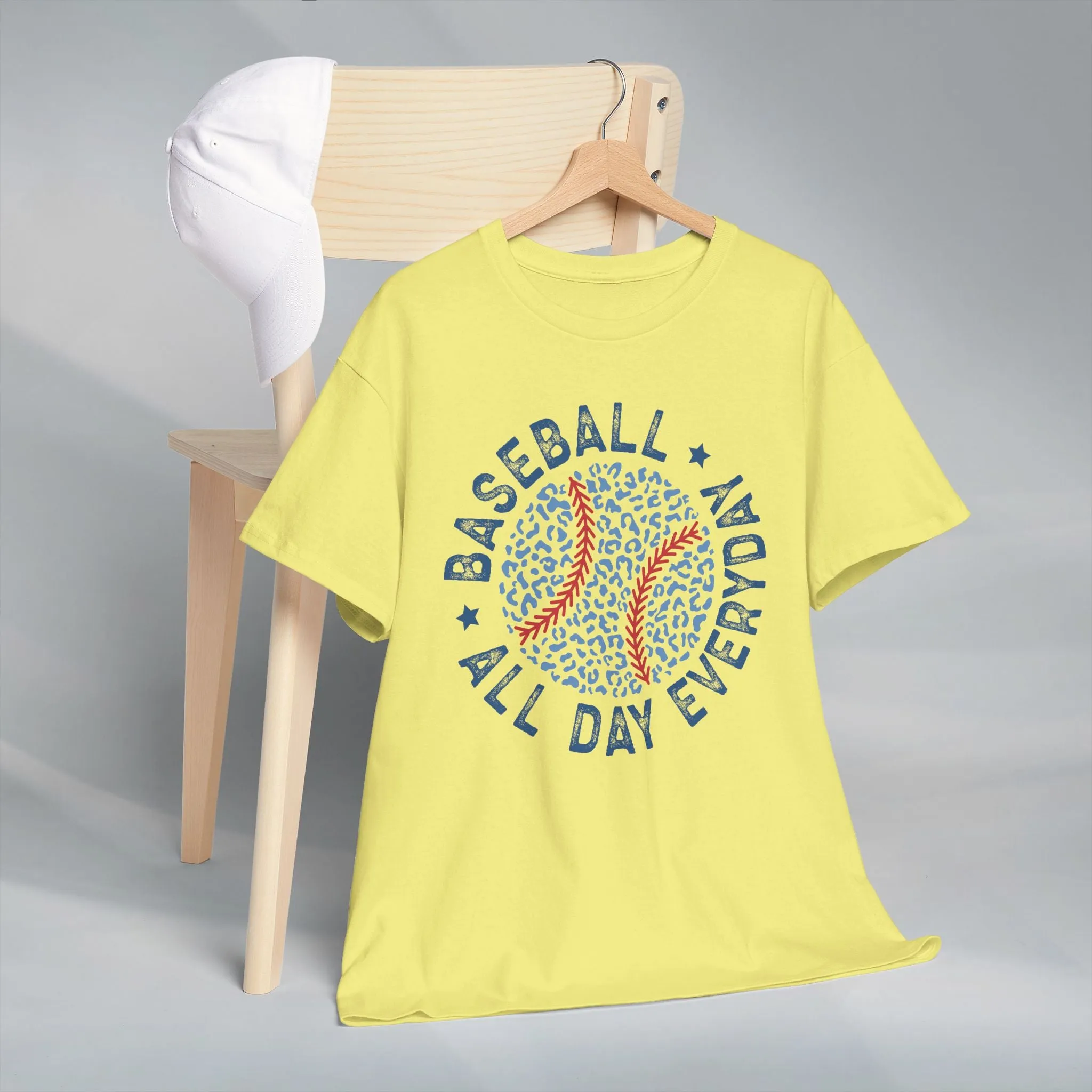 Baseball All Day Everyday Unisex Heavy Cotton Tee