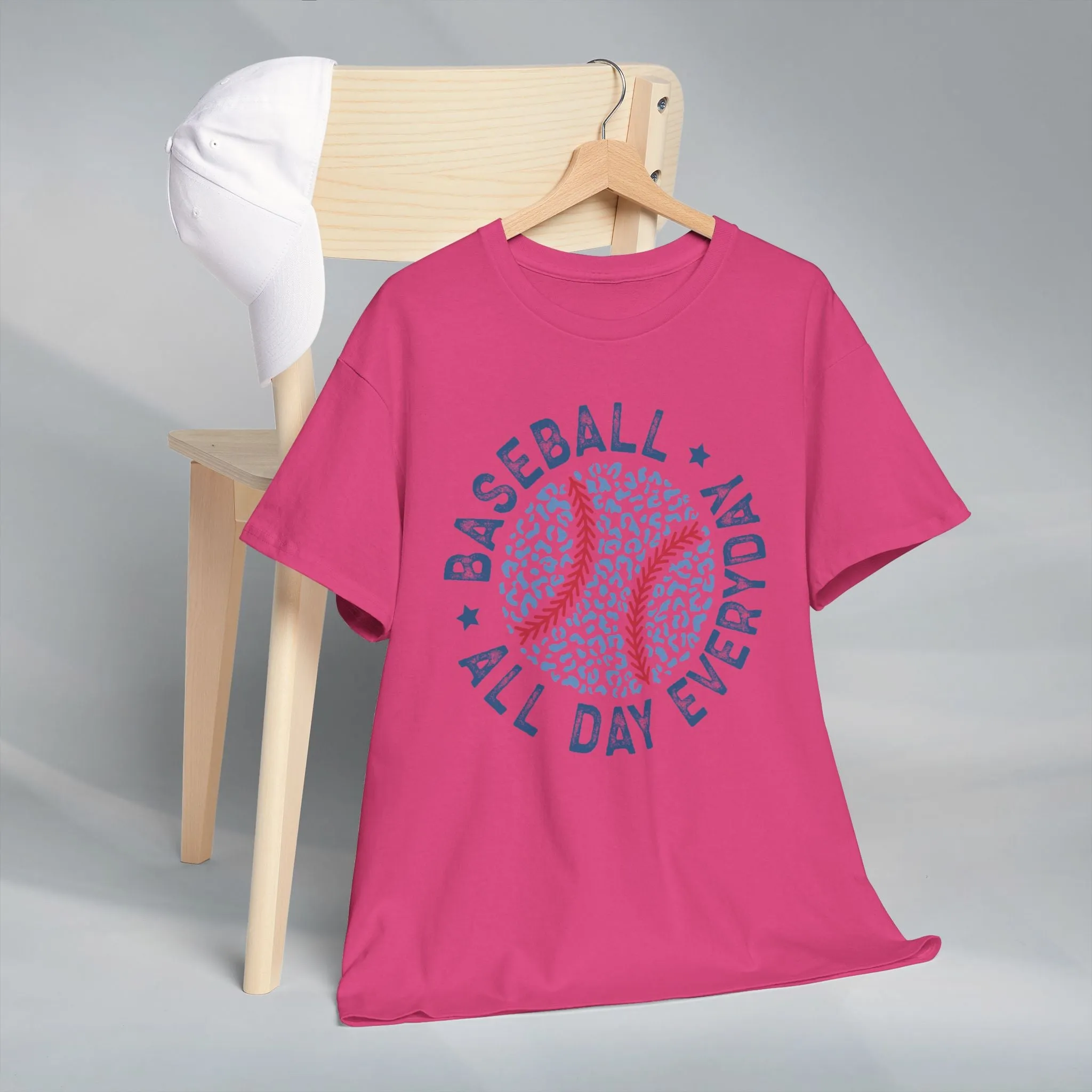 Baseball All Day Everyday Unisex Heavy Cotton Tee