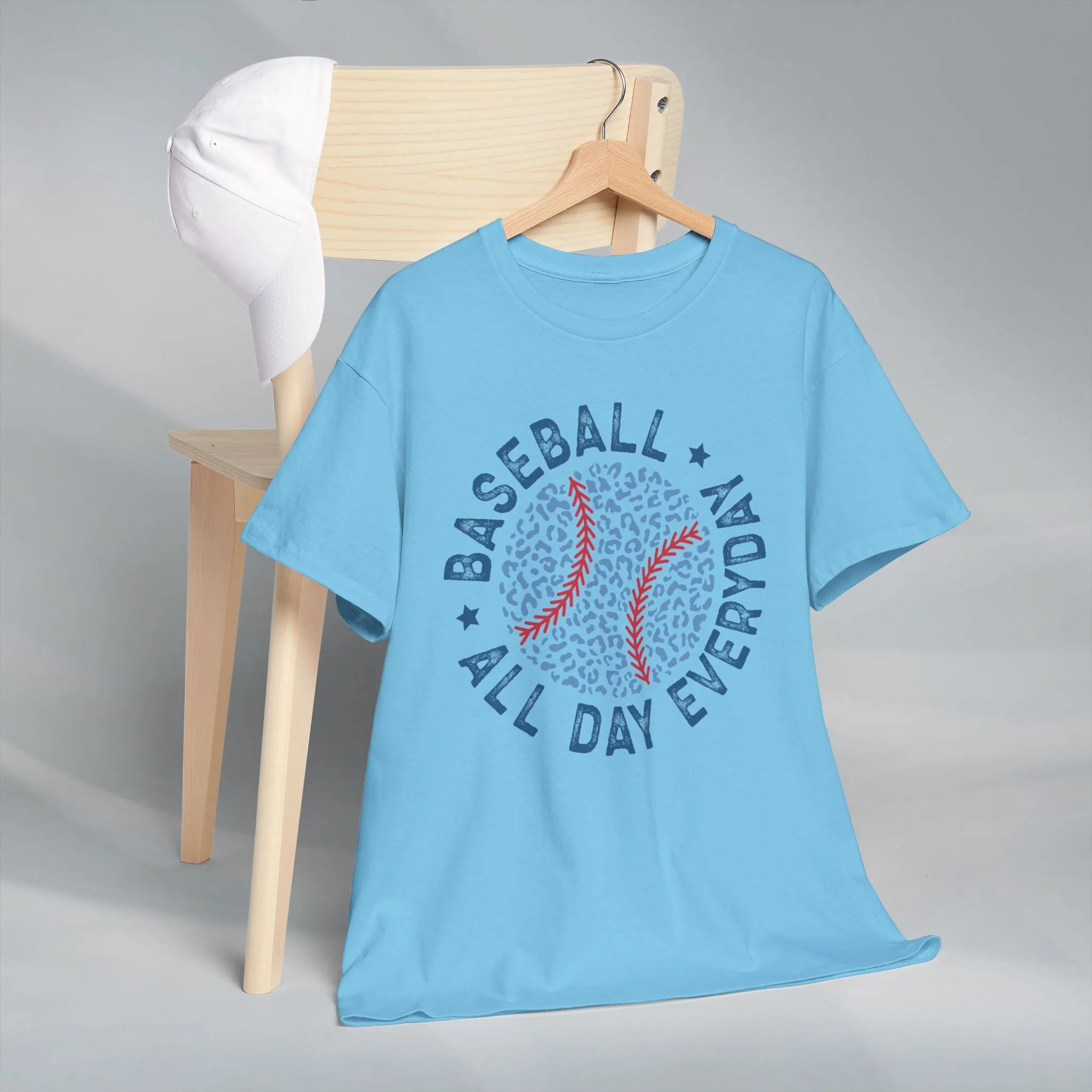 Baseball All Day Everyday Unisex Heavy Cotton Tee