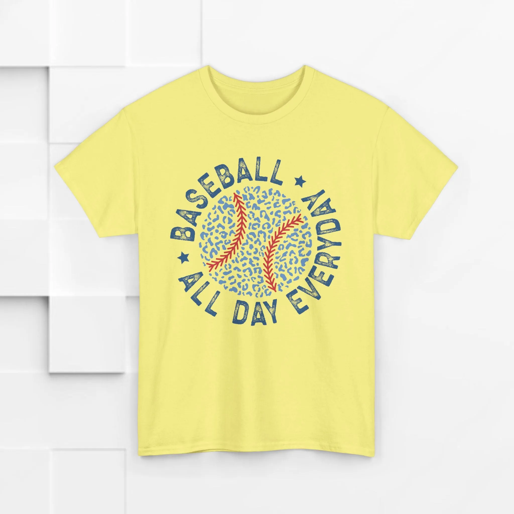 Baseball All Day Everyday Unisex Heavy Cotton Tee