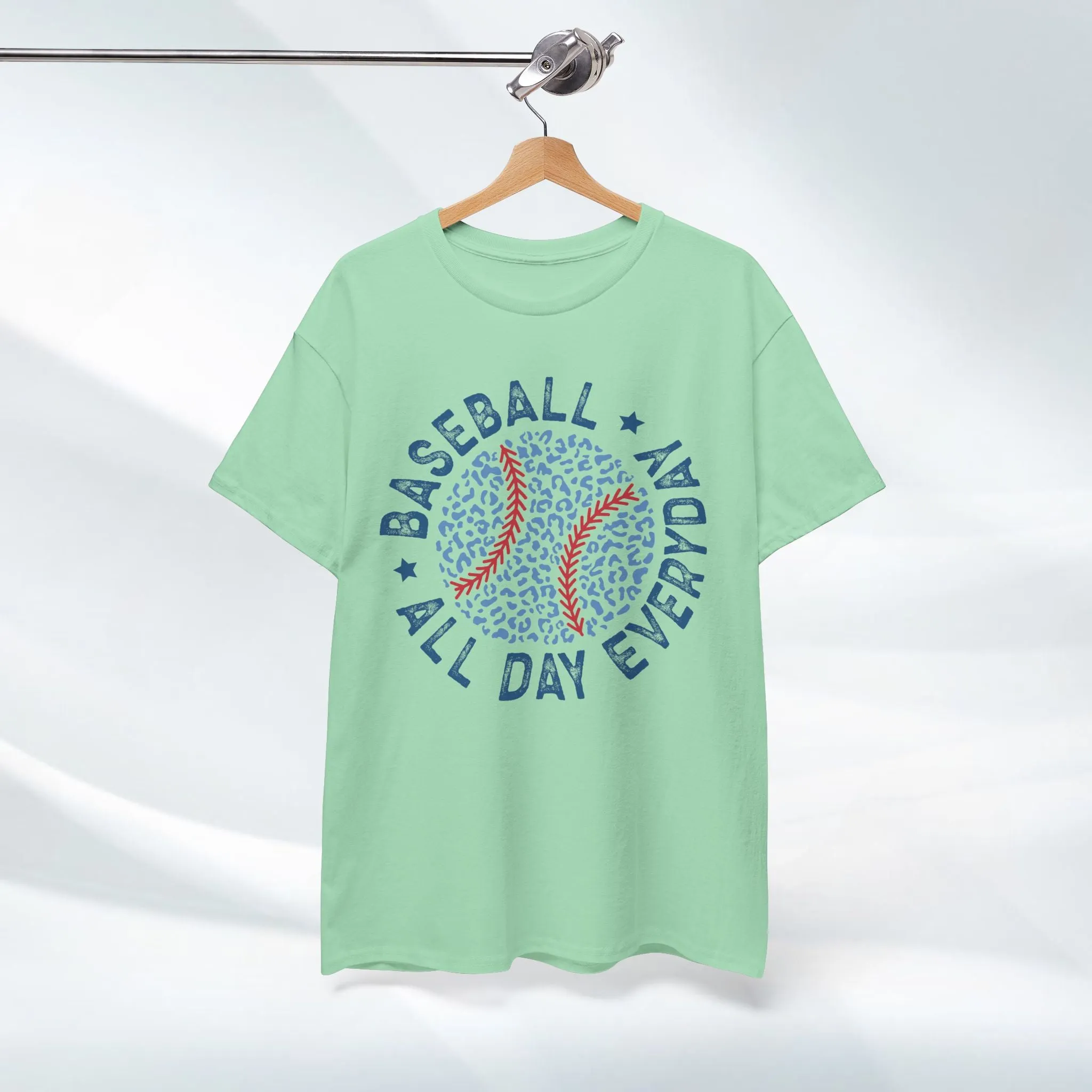 Baseball All Day Everyday Unisex Heavy Cotton Tee