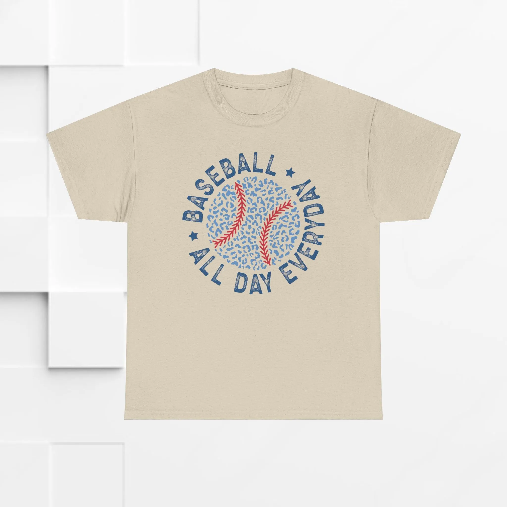 Baseball All Day Everyday Unisex Heavy Cotton Tee