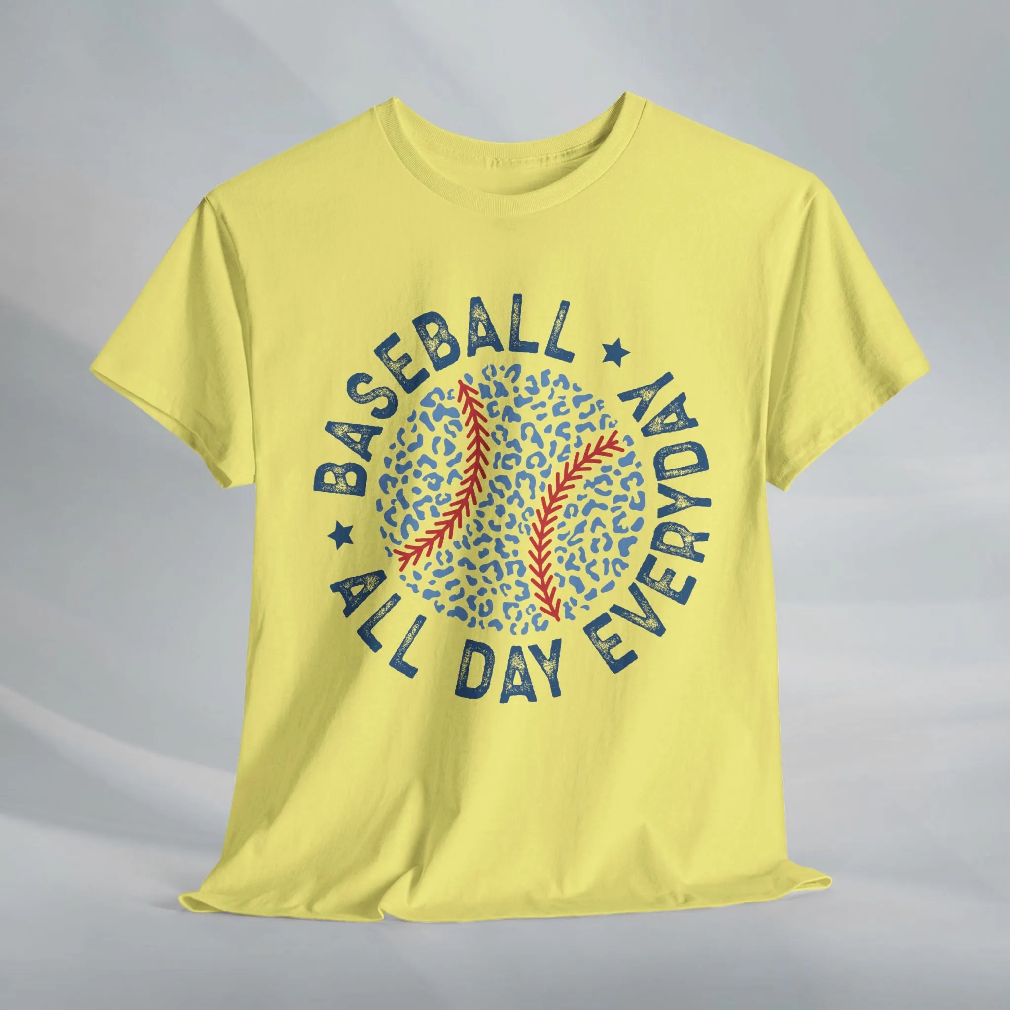 Baseball All Day Everyday Unisex Heavy Cotton Tee