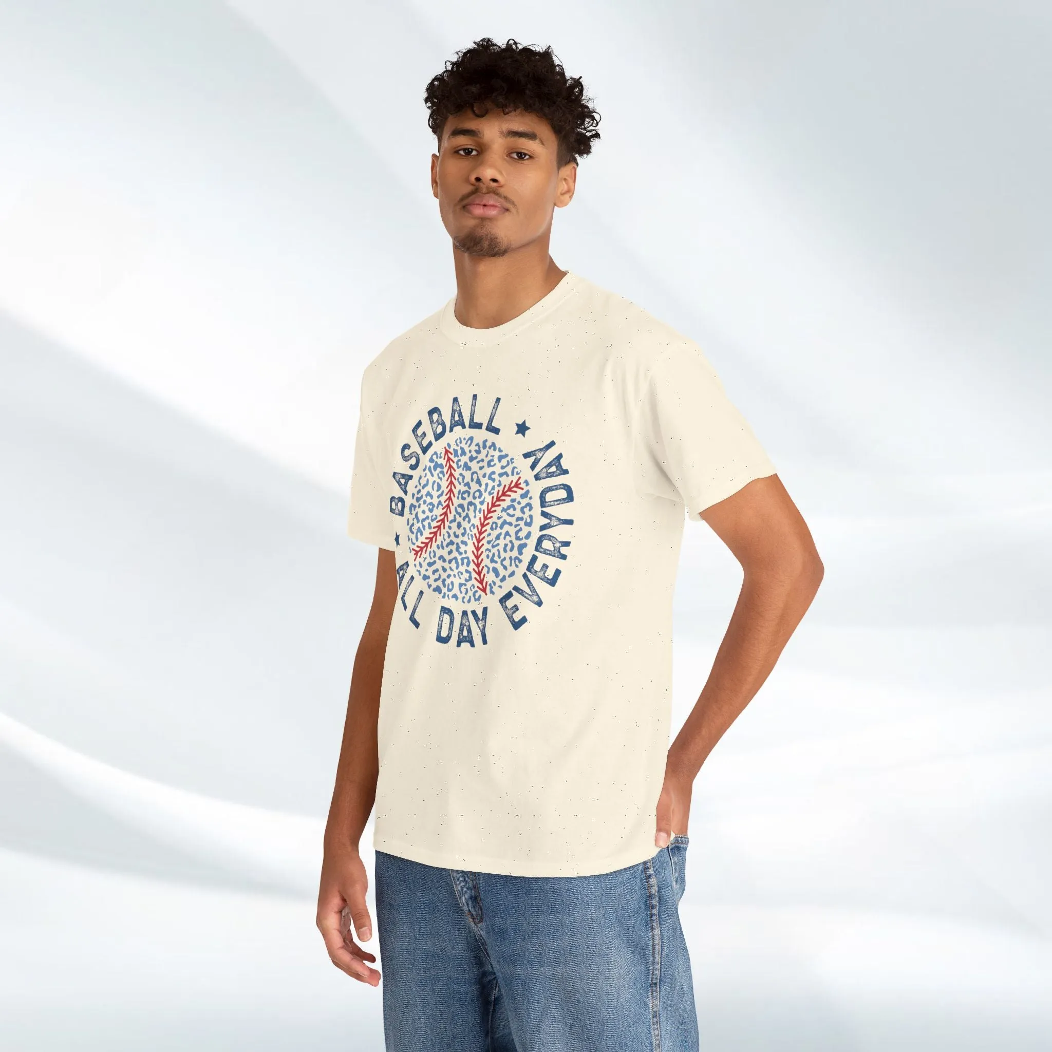 Baseball All Day Everyday Unisex Heavy Cotton Tee