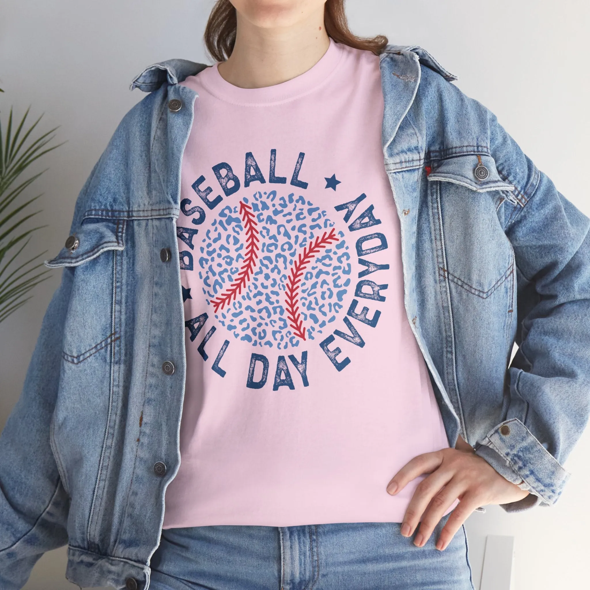 Baseball All Day Everyday Unisex Heavy Cotton Tee